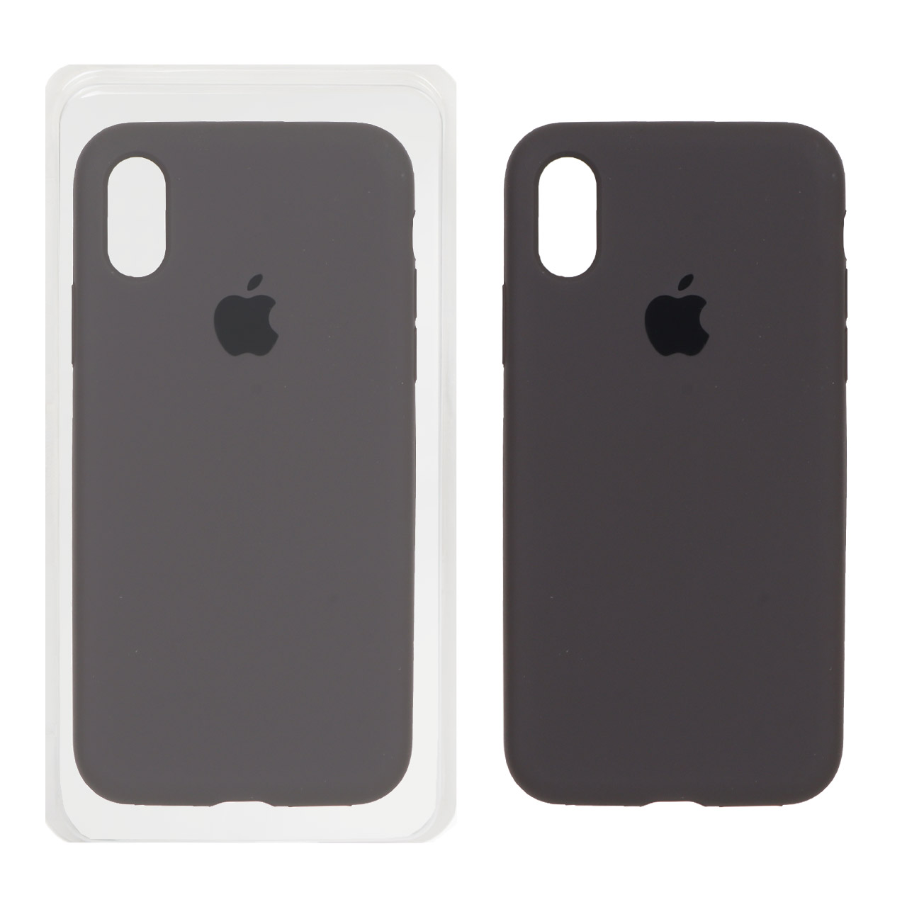 1188548 قاب سیلیکونی پاک کنی اورجینال Apple iPhone X / iPhone XS - خاکستری (پک اصلی) - تصویر 1