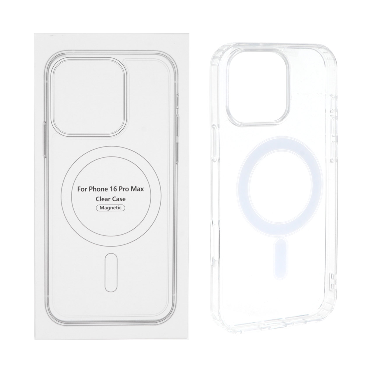 1190732 قاب شفاف Apple iPhone 16 Pro Max با قابلیت شارژ MagSafe (پک دار) - تصویر 1