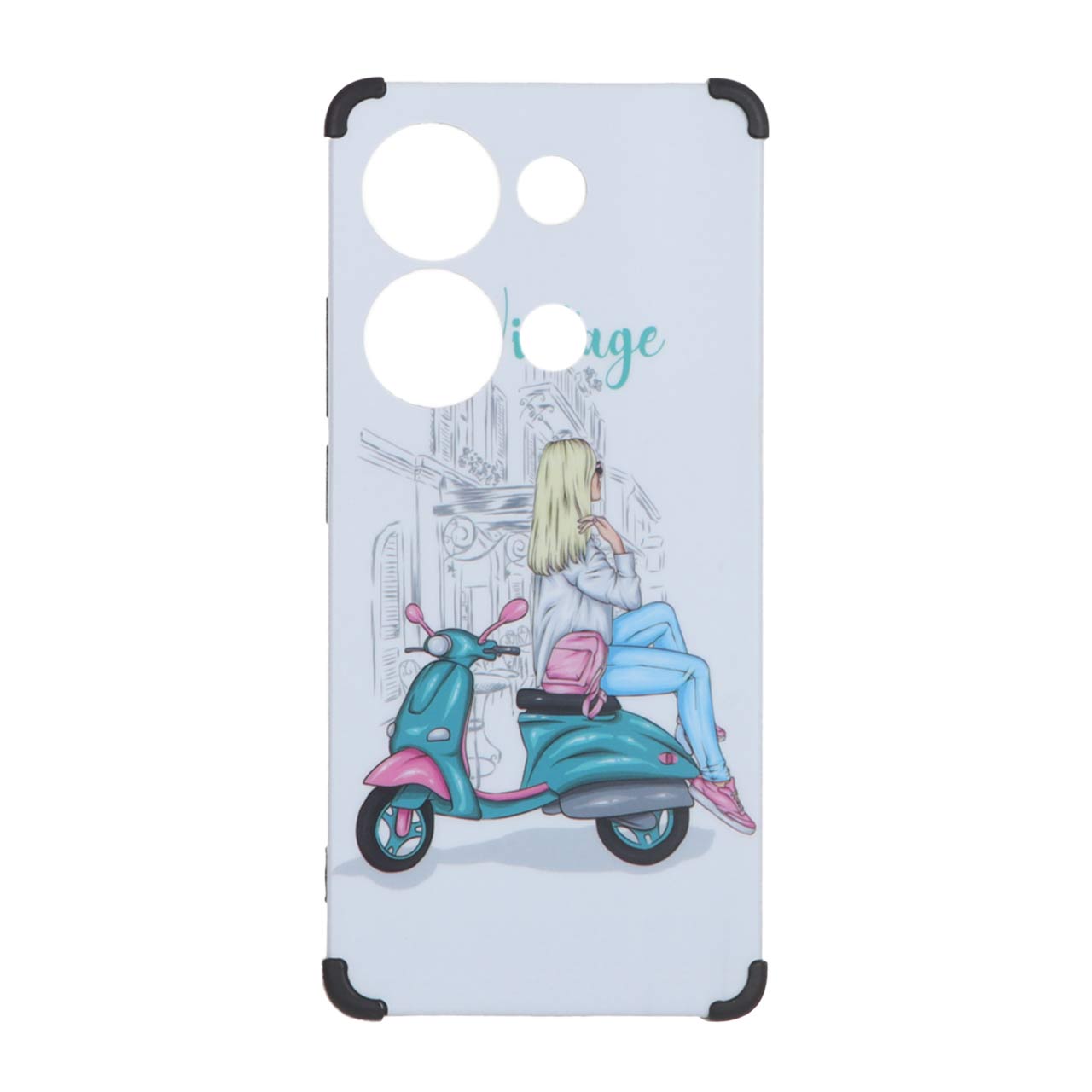 1194630 قاب طرح دار بامپردار Xiaomi Redmi Note 14S / Note 13 Pro 4G / M6 Pro 4G - طرح 8553 - تصویر 1