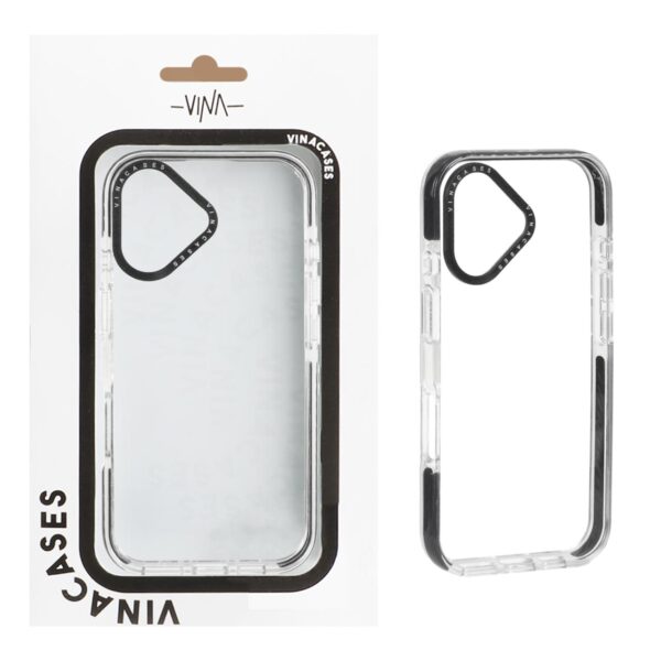 قاب اورجینال Vina شفاف Apple iPhone 16 (پک دار)