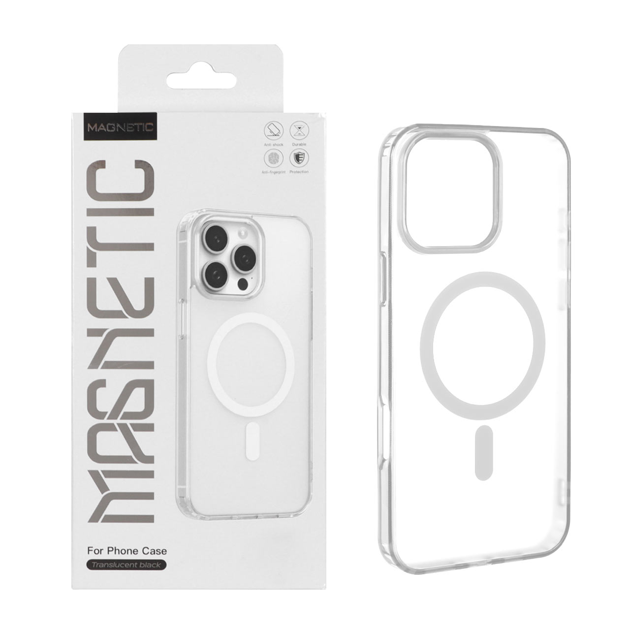 1202754 قاب اورجینال Magnetic Magsafe دور ژله ای Apple iPhone 16 Pro Max (پک دار) - تصویر 1