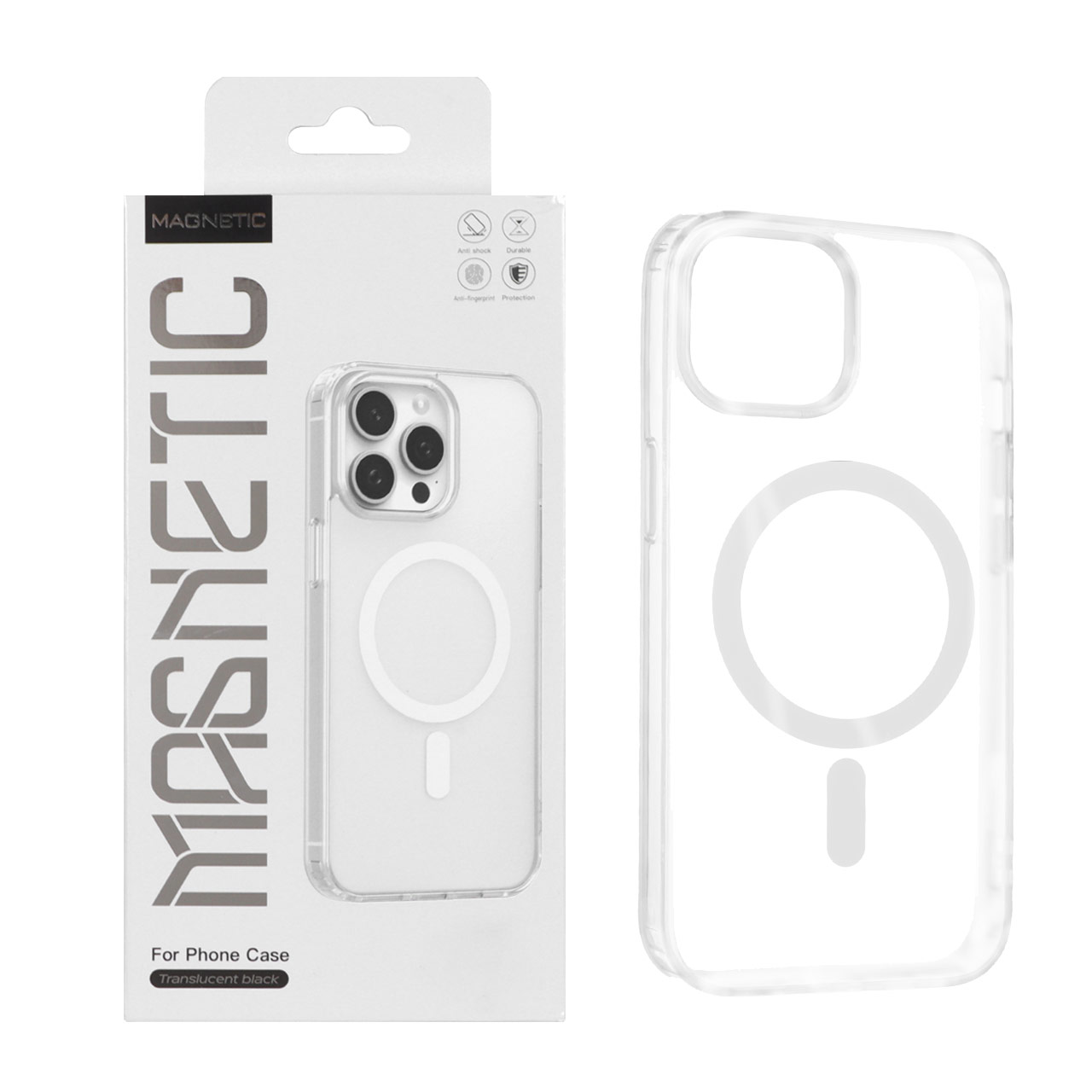 1202830 قاب اورجینال Magnetic Magsafe دور ژله ای Apple iPhone 15 / iPhone 14 / iPhone 13 (پک دار) - تصویر 1