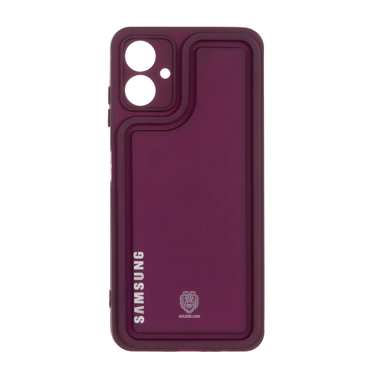 1213082 قاب Solid Case منحنی Golden Lion مدل Samsung Galaxy A06 - بنفش تیره - تصویر 1