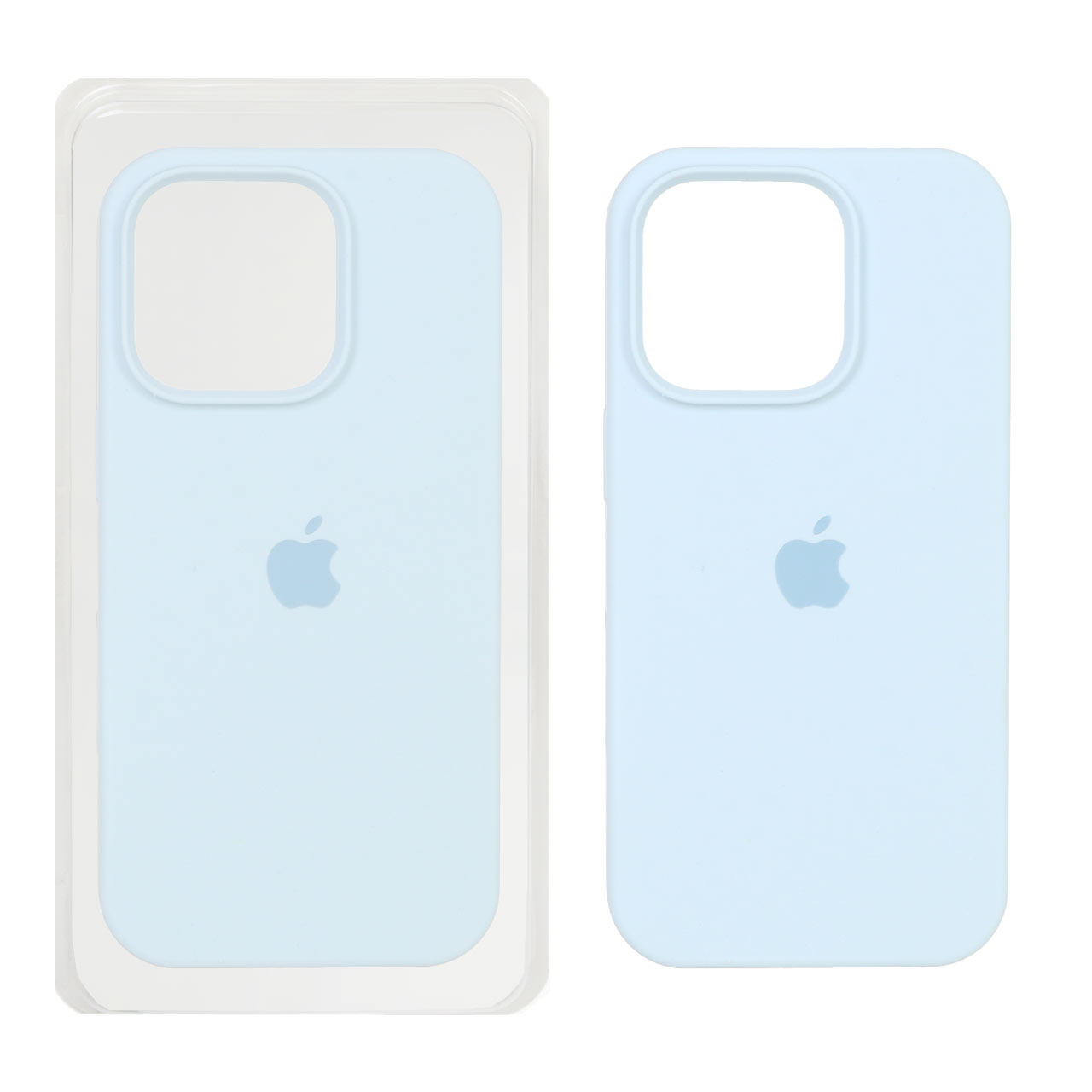 1214940 قاب سیلیکونی پاک کنی اورجینال Apple iPhone 16 Pro - آبی روشن (پک اصلی ) - تصویر 1