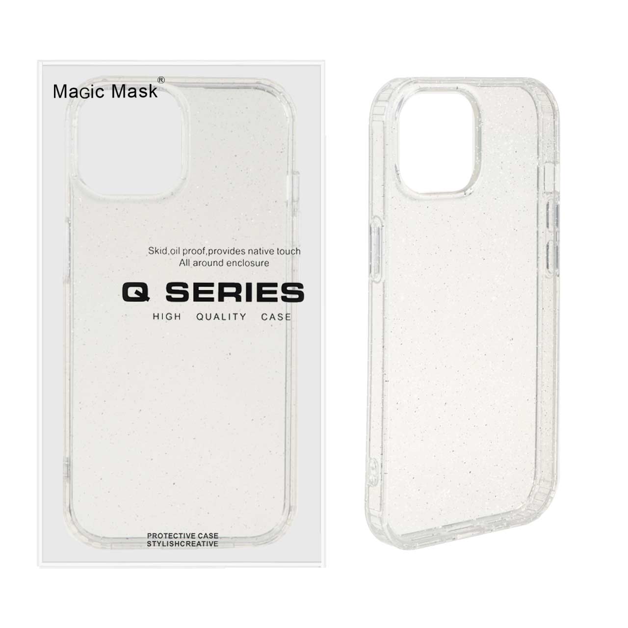 1220854 قاب اورجینال پشت سخت شفاف اکلیلی Apple iPhone 15 / Apple iPhone 14 / Apple iPhone 13 (پک دار) - تصویر 1