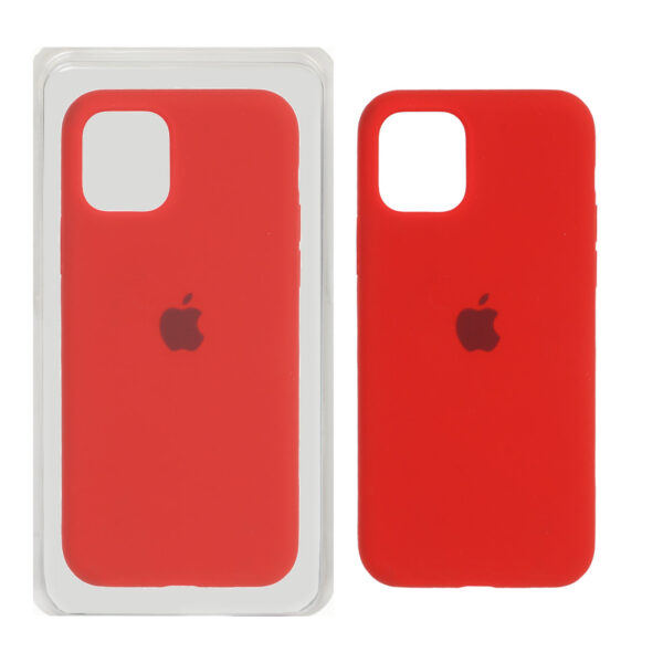 قاب سیلیکونی پاک کنی اورجینال Apple iPhone 11 Pro - قرمز (پک اصلی)