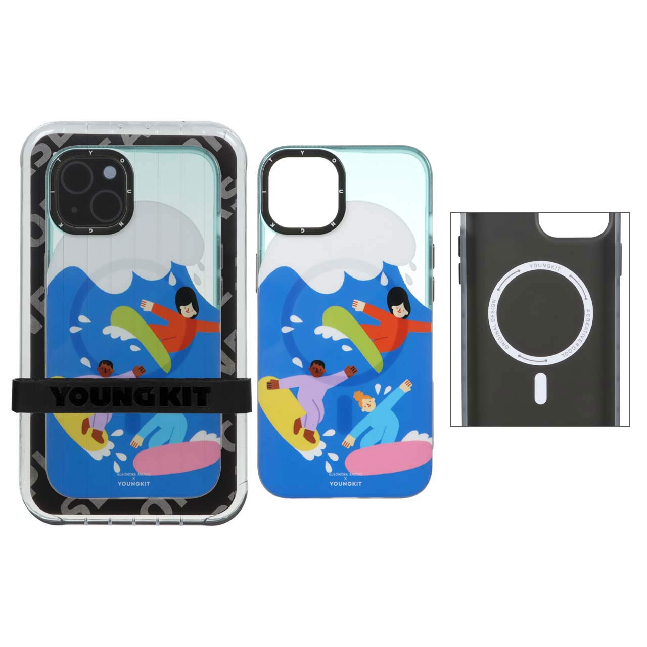 1229042 قاب اورجینال YoungKit Magsafe مدل Apple iPhone 13 / iPhone 14 - طرح 55 (پک اصلی) - تصویر 1