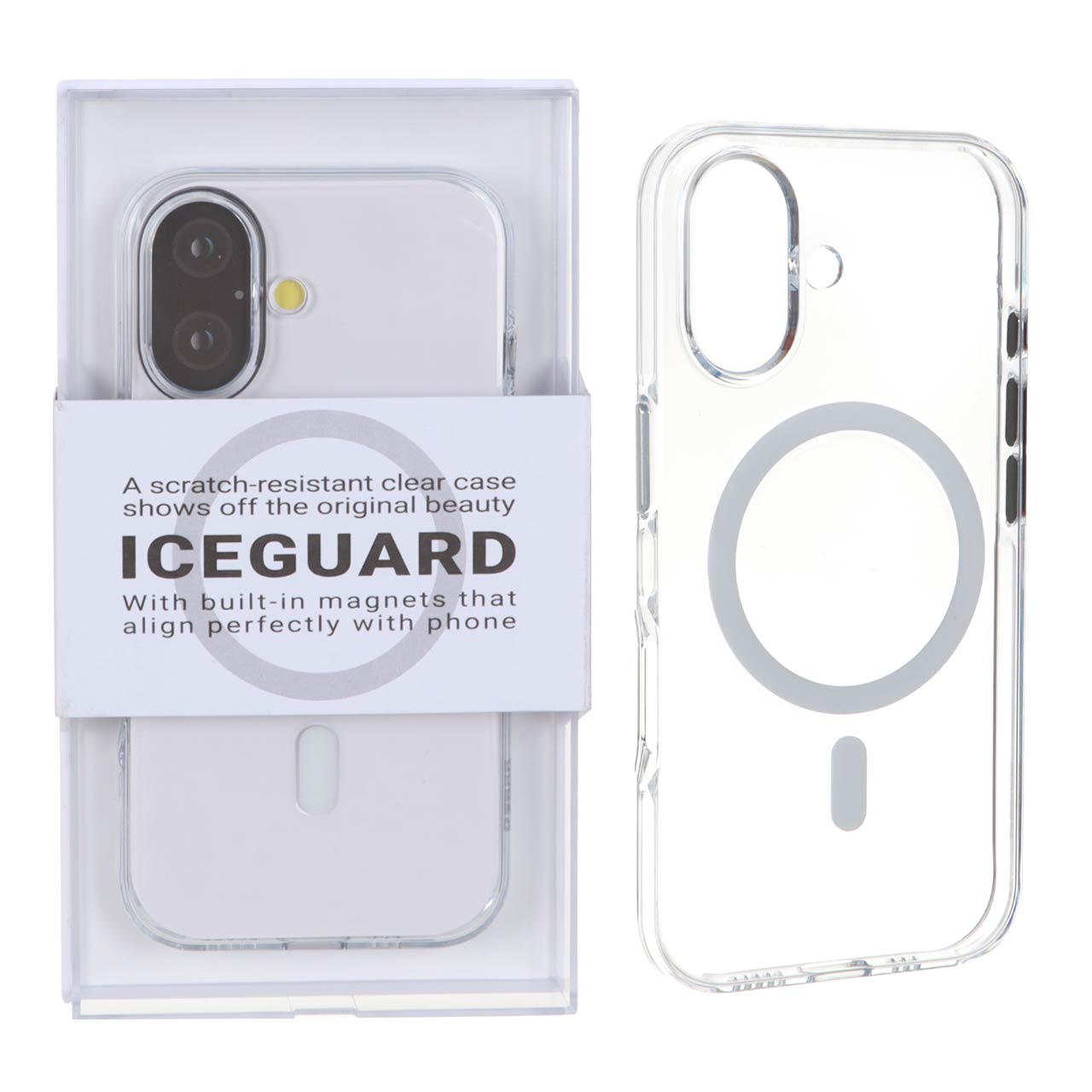 1270378 قاب Original Kdoo ICEGUARD Magsafe مدل Apple iPhone 16 - شفاف (پک دار) - تصویر 1