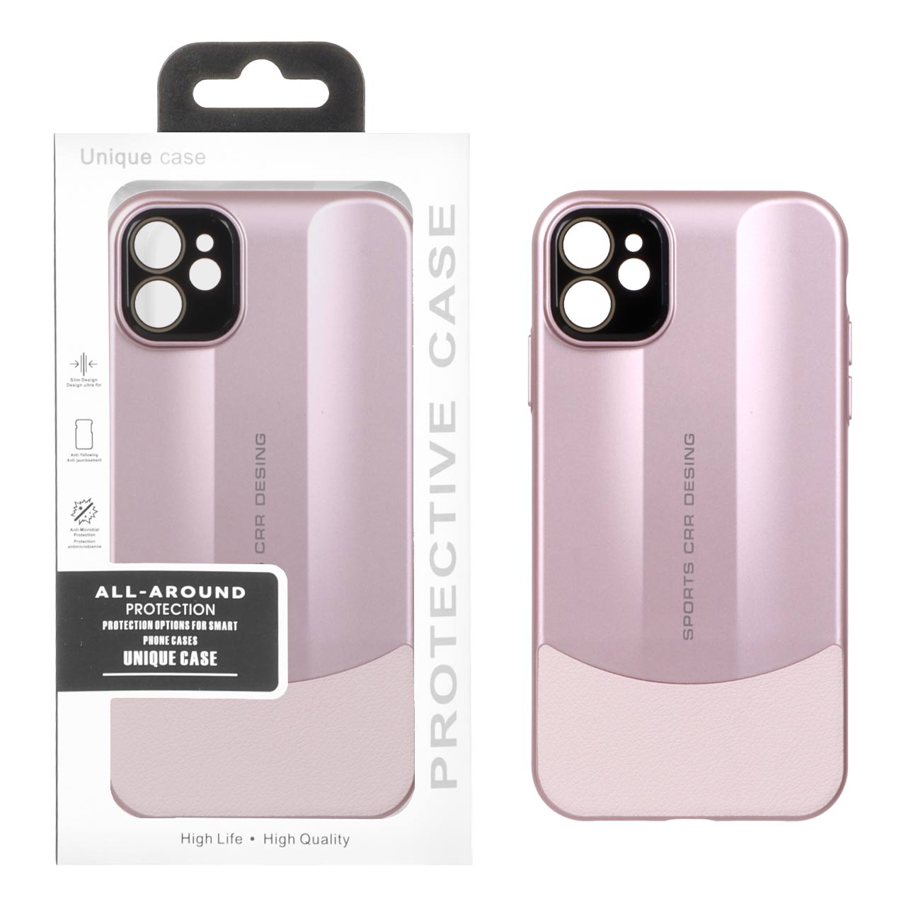 1300096 قاب اورجینال Sports Design محافظ لنز شیشه ای Apple iPhone 11 - صورتی (پک دار) - تصویر 1