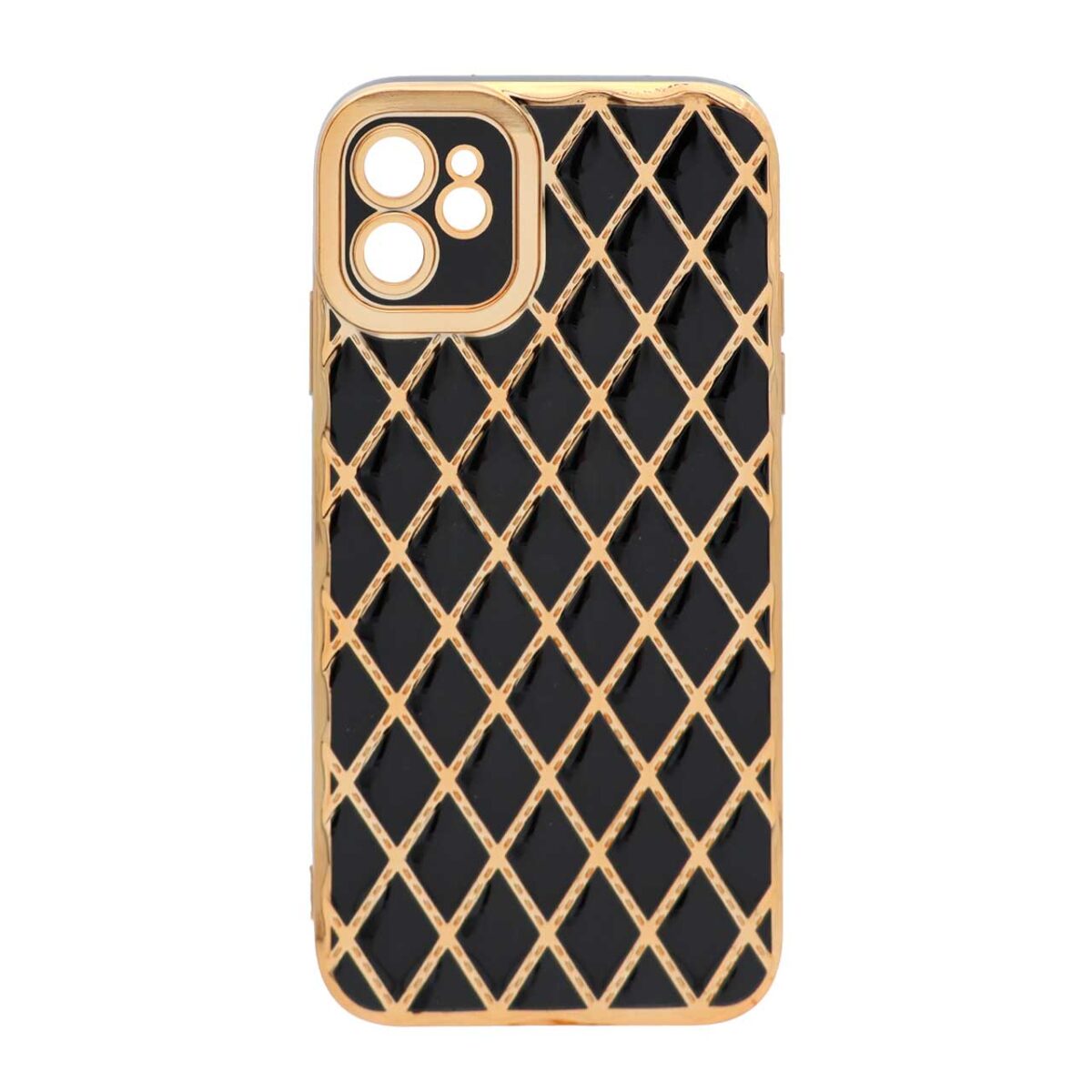 قاب My Case لوزی طرح دوخت Apple iPhone 11 - مشکی - تصویر 1