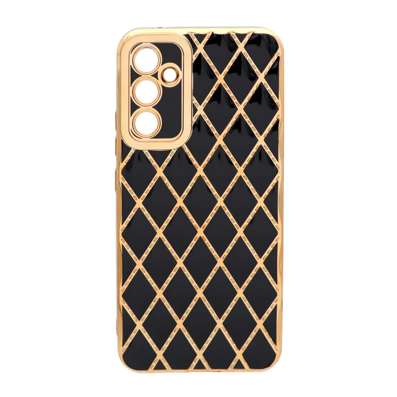 1305488 قاب My Case لوزی طرح دوخت Samsung Galaxy A34 - مشکی - تصویر 1