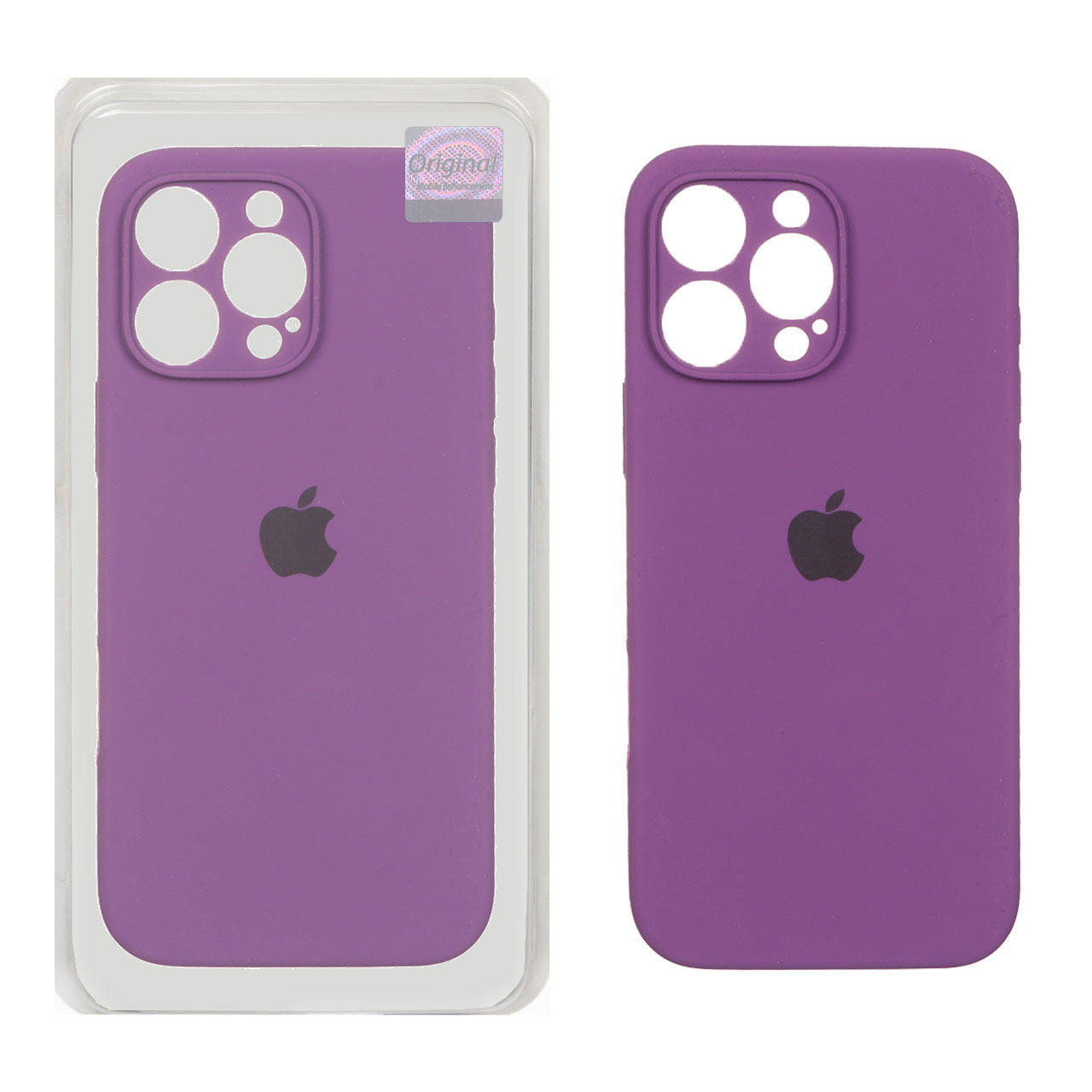 1305760 قاب سیلیکونی پاک کنی اورجینال Master Quality مدل Apple iPhone 16 Pro Max - ارغوانی (پک دار) - تصویر 1