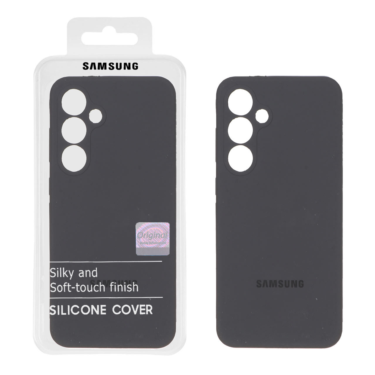 1305820 قاب سیلیکونی پاک کنی اورجینال Master Quality مدل  Samsung Galaxy S24 FE - خاکستری (پک دار) - تصویر 1