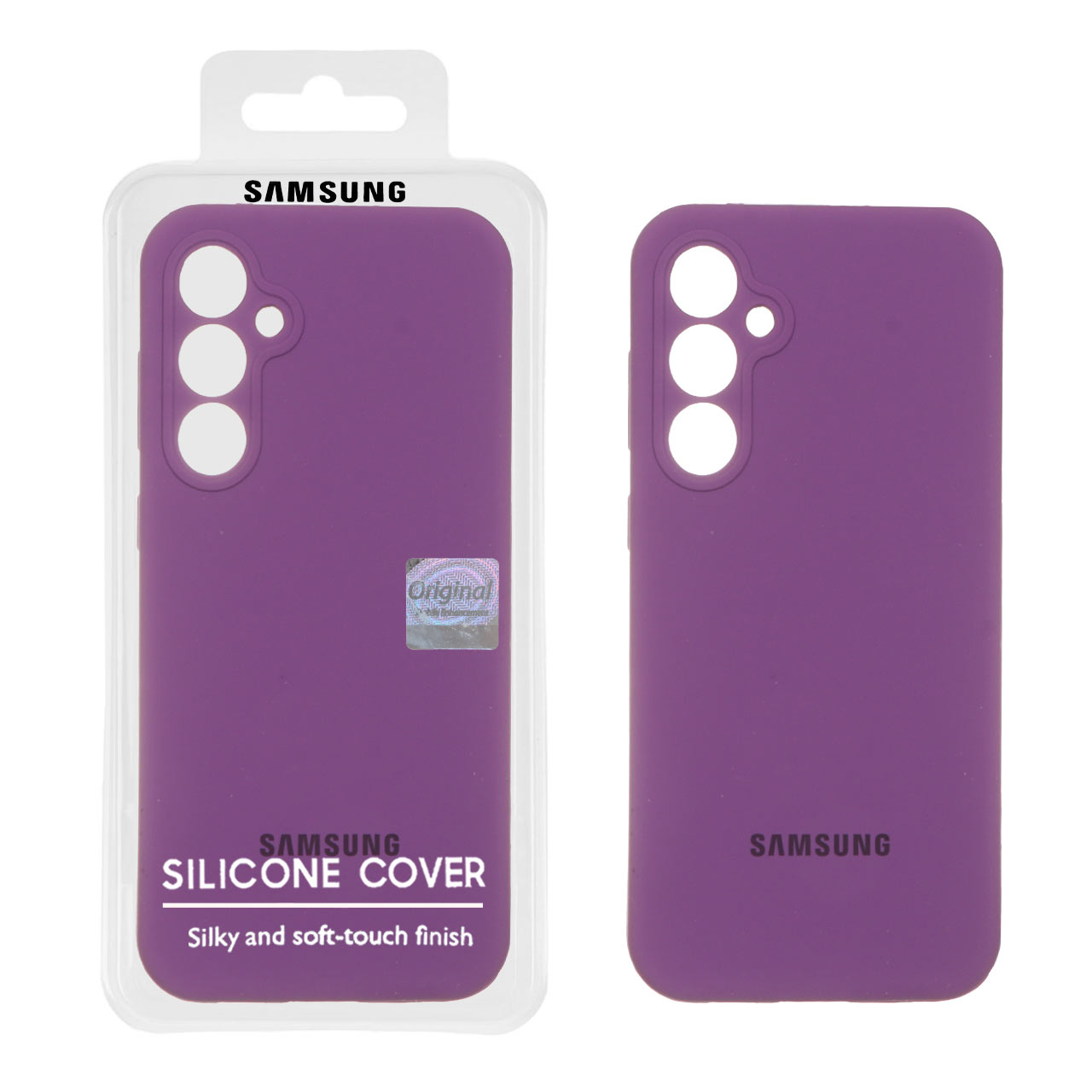 1316484 قاب سیلیکونی پاک کنی اورجینال Master Quality مدل Samsung Galaxy S23 FE - ارغوانی (پک دار) - تصویر 1