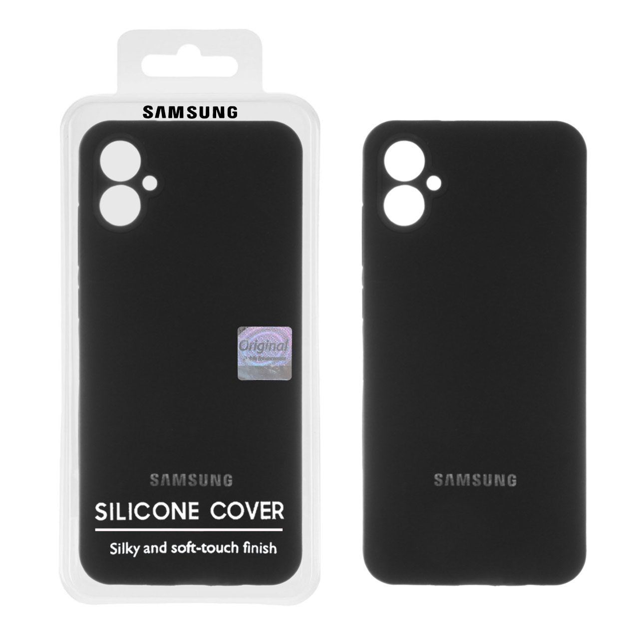 1316670 قاب سیلیکونی پاک کنی اورجینال Master Quality مدل Samsung Galaxy A05 - مشکی (پک دار) - تصویر 1