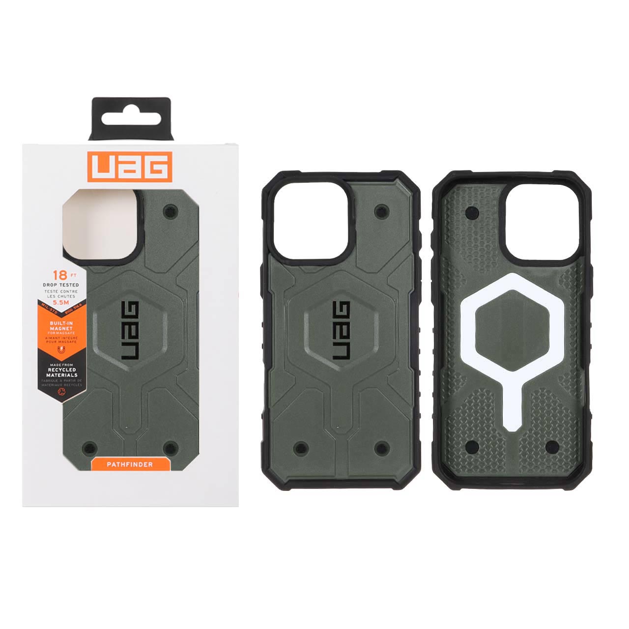 1321434 قاب اورجینال ضد ضربه UAG با قابلیت Magsafe-Hidden مدل Apple iPhone 16 Pro Max - سبز (پک دار) - تصویر 1