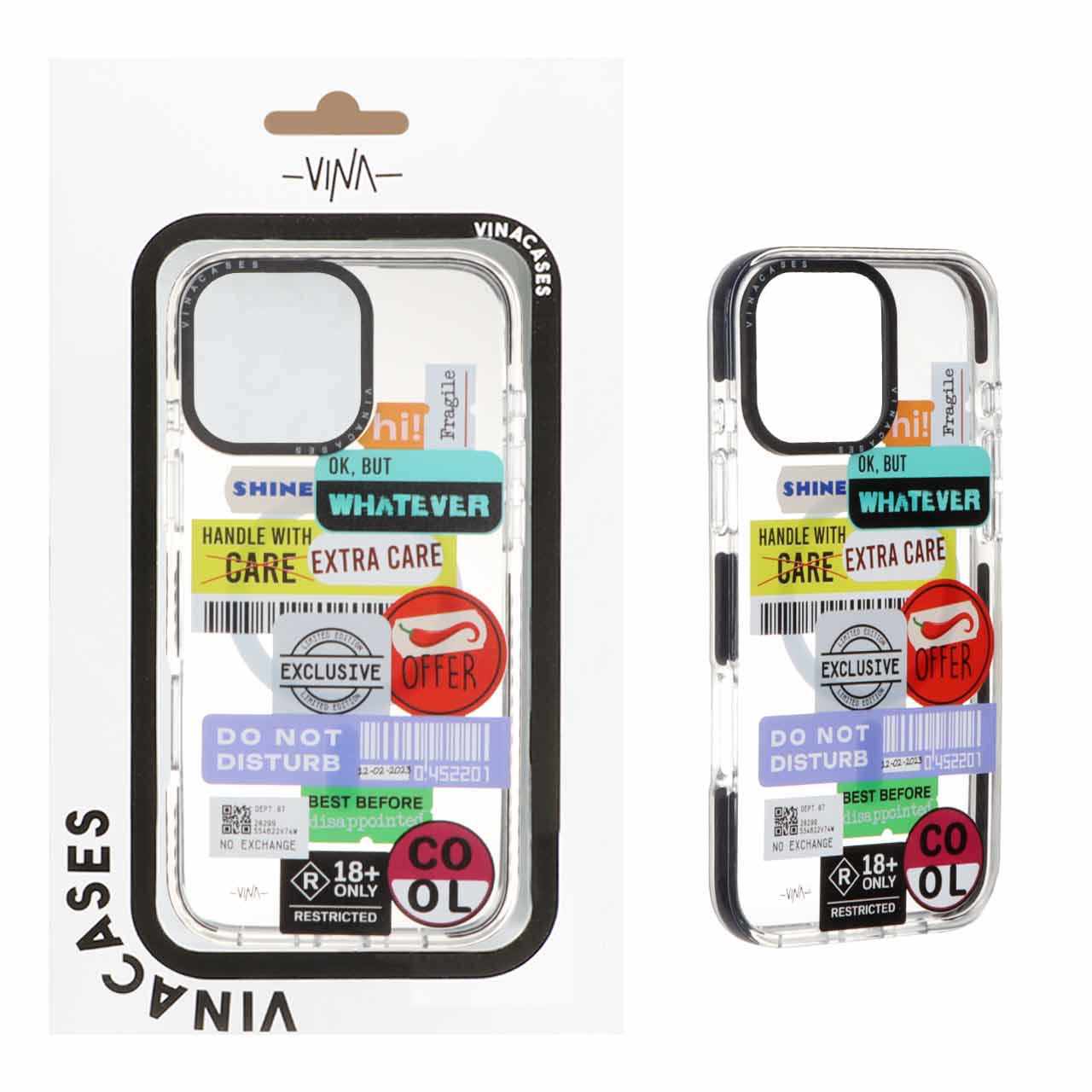 1322052 قاب اورجینال Vina شفاف Magsafe طرح دار Apple iPhone 16 Pro Max - کد 301 (پک دار) - تصویر 1