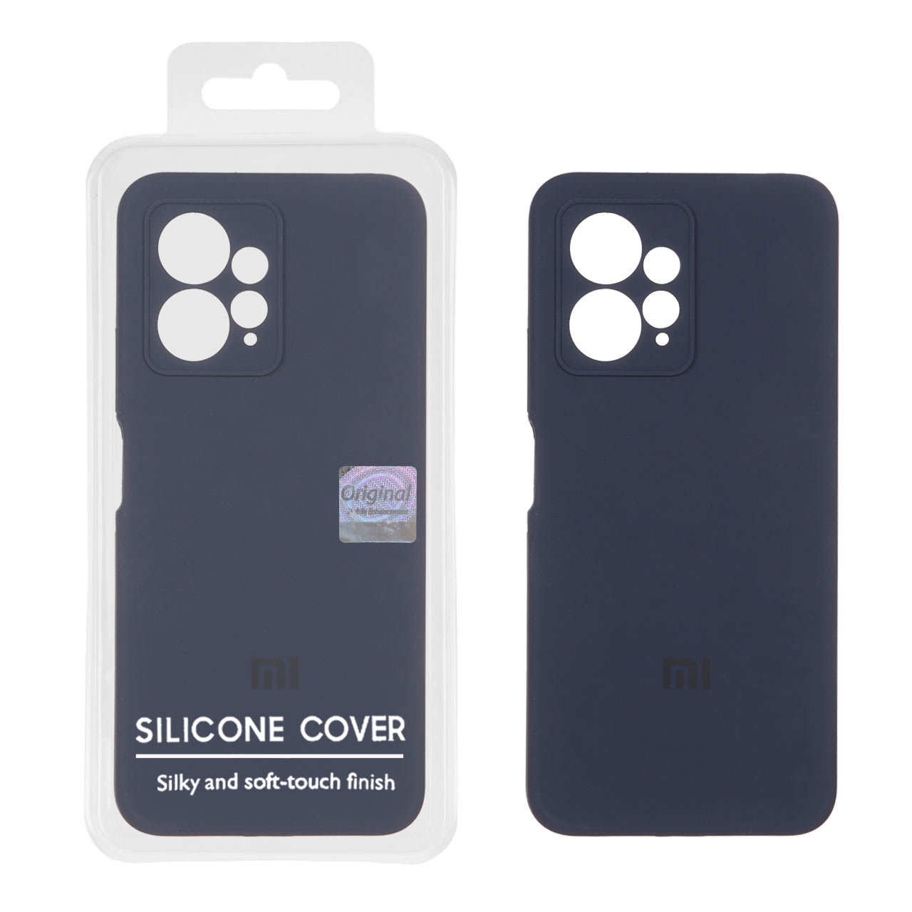 1330436 قاب سیلیکونی پاک کنی اورجینال Master Quality مدل Xiaomi Redmi Note 12 4G - سرمه ای (پک دار) - تصویر 1