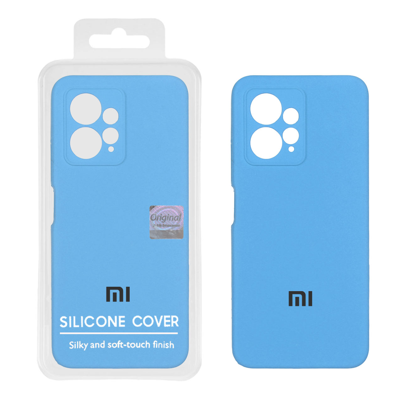 1330442 قاب سیلیکونی پاک کنی اورجینال Master Quality مدل Xiaomi Redmi Note 12 4G - آبی (پک دار) - تصویر 1