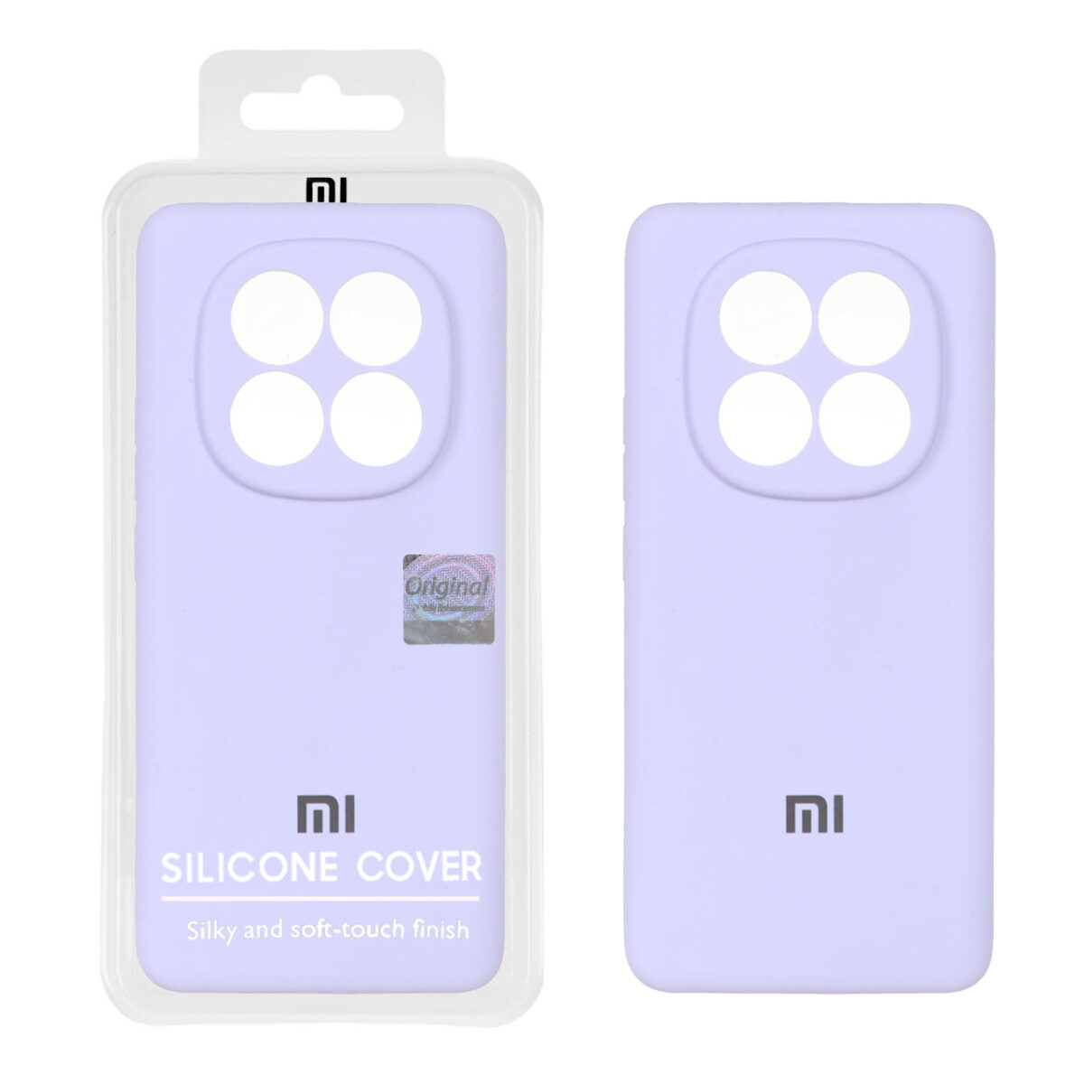 قاب سیلیکونی پاک کنی اورجینال Master Quality مدل Xiaomi Redmi Note 14 Pro 5G / Redmi Note 14 Pro Plus 5G / Poco X7 5G - یاسی (پک دار) - تصویر 1