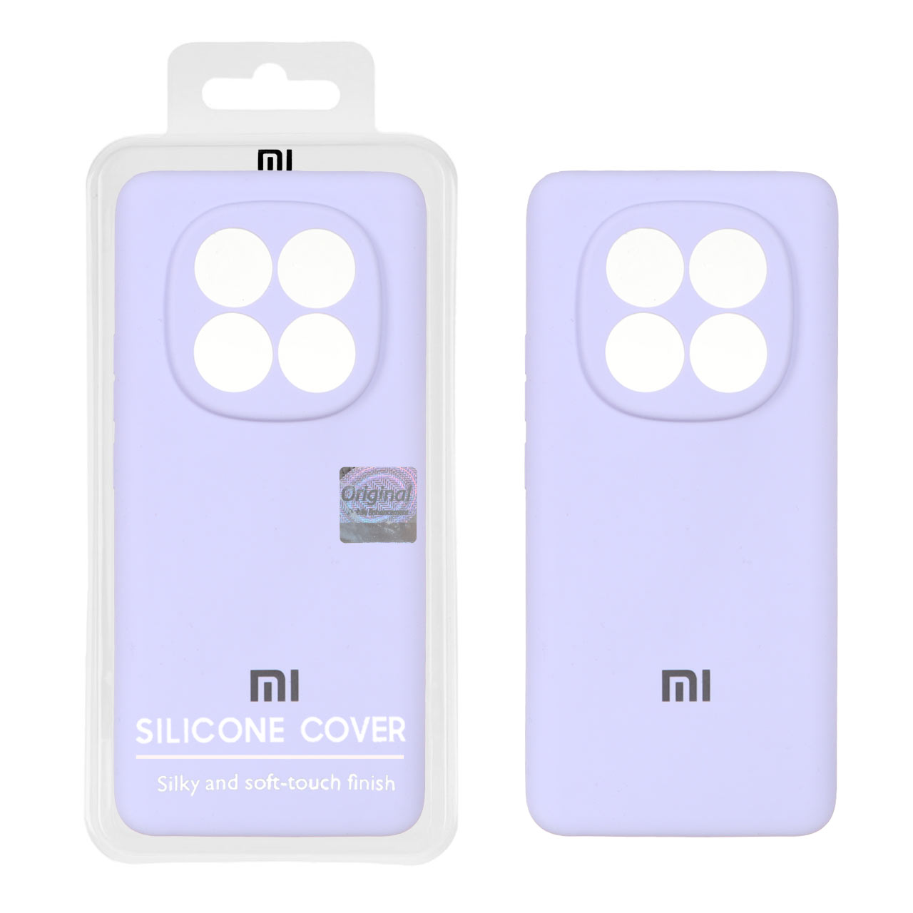 1330502 قاب سیلیکونی پاک کنی اورجینال Master Quality مدل Xiaomi Redmi Note 14 Pro 5G / Redmi Note 14 Pro Plus 5G / Poco X7 5G - یاسی (پک دار) - تصویر 1