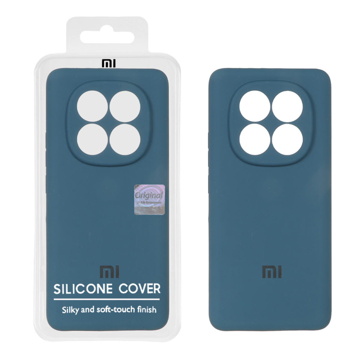 قاب سیلیکونی پاک کنی اورجینال Master Quality مدل Xiaomi Redmi Note 14 Pro 5G / Redmi Note 14 Pro Plus 5G / Poco X7 5G - سبز کله غازی (پک دار) - تصویر 1