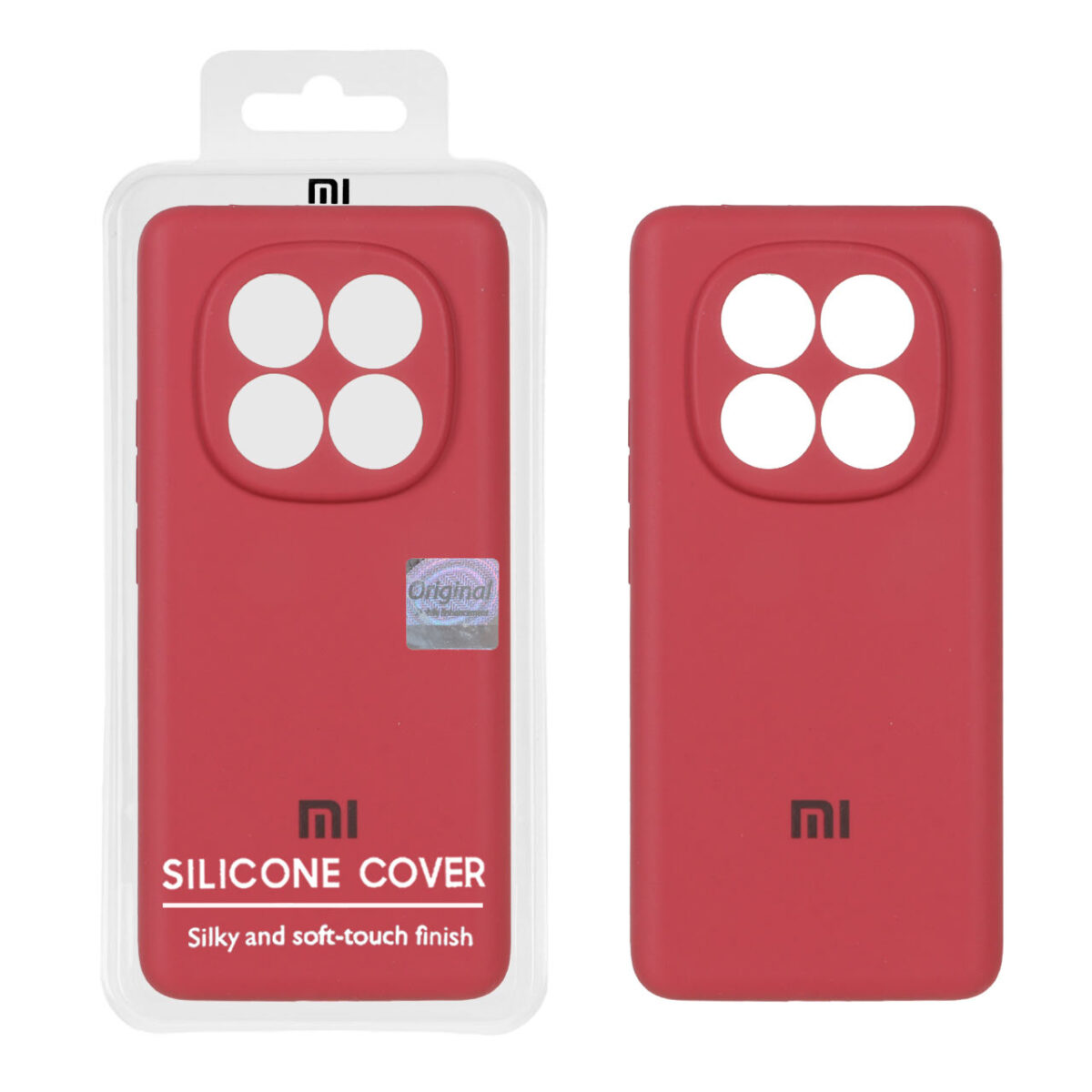 قاب سیلیکونی پاک کنی اورجینال Master Quality مدل Xiaomi Redmi Note 14 Pro 5G / Redmi Note 14 Pro Plus 5G / Poco X7 5G - هلویی (پک دار) - تصویر 1