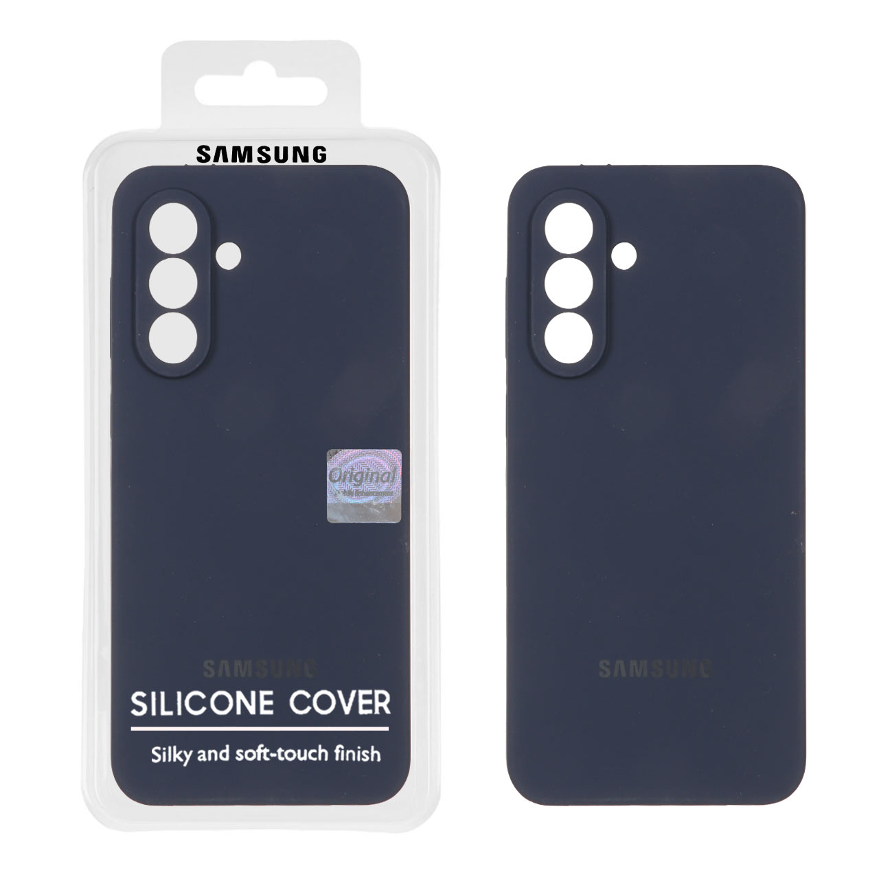 1330546 قاب سیلیکونی پاک کنی اورجینال Master Quality مدل Samsung Galaxy A56 / A36 - سرمه ای (پک دار) - تصویر 1