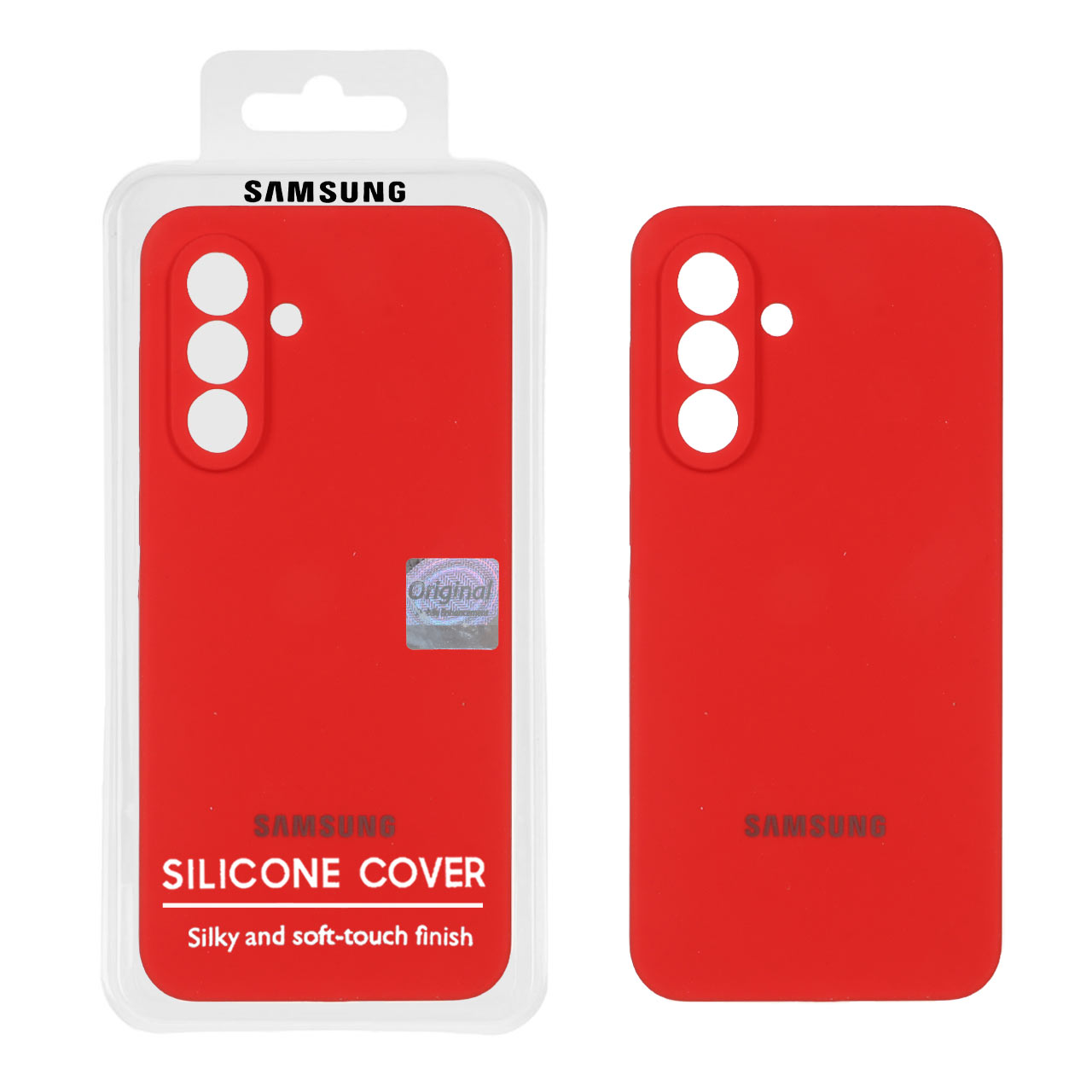 1330550 قاب سیلیکونی پاک کنی اورجینال Master Quality مدل Samsung Galaxy A56 / A36 - قرمز (پک دار) - تصویر 1