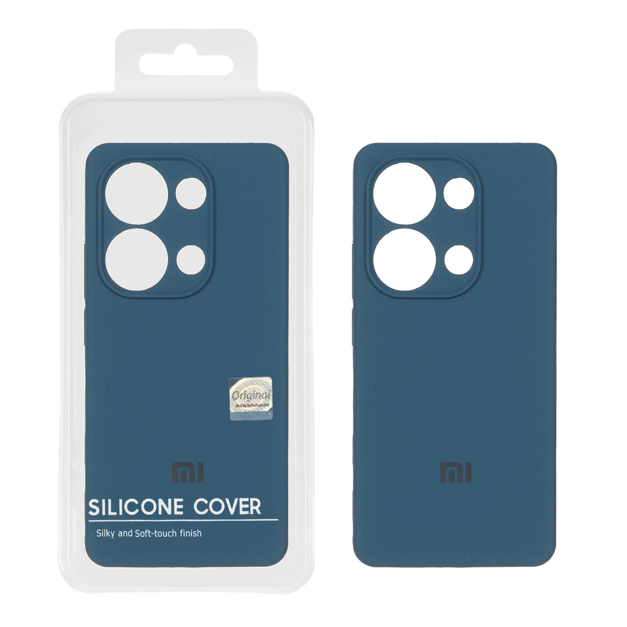 1340042 قاب سیلیکونی پاک کنی اورجینال Master Quality مدل Xiaomi Redmi Note 14S / Note 13 Pro 4G / M6 Pro 4G - سبز کله غازی (پک دار) - تصویر 1