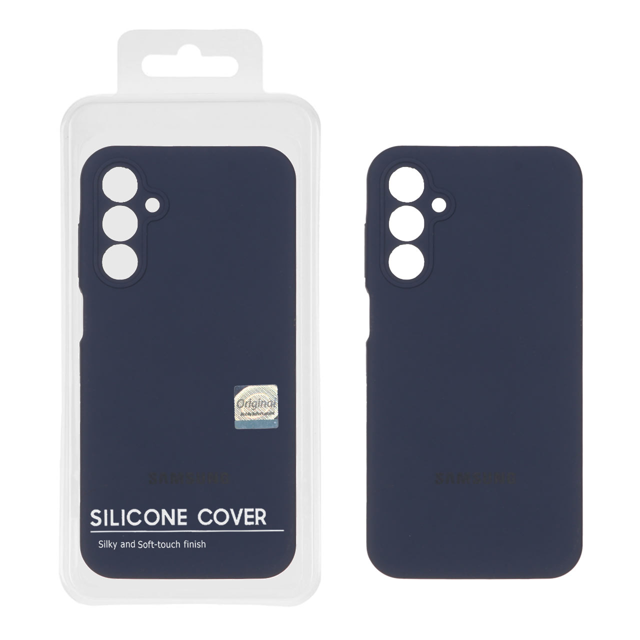 1340070 قاب سیلیکونی پاک کنی اورجینال Master Quality مدل Samsung Galaxy A15 - سرمه ای (پک دار) - تصویر 1