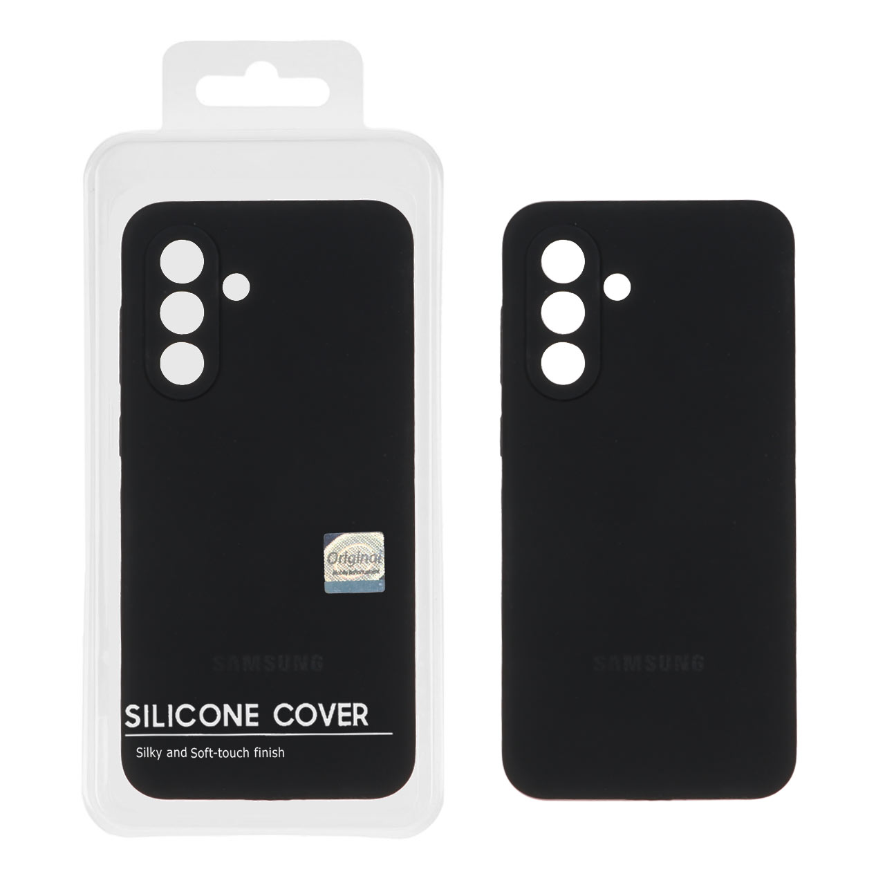 1340104 قاب سیلیکونی پاک کنی اورجینال Master Quality مدل Samsung Galaxy A56 / A36 - مشکی (پک دار) - تصویر 1