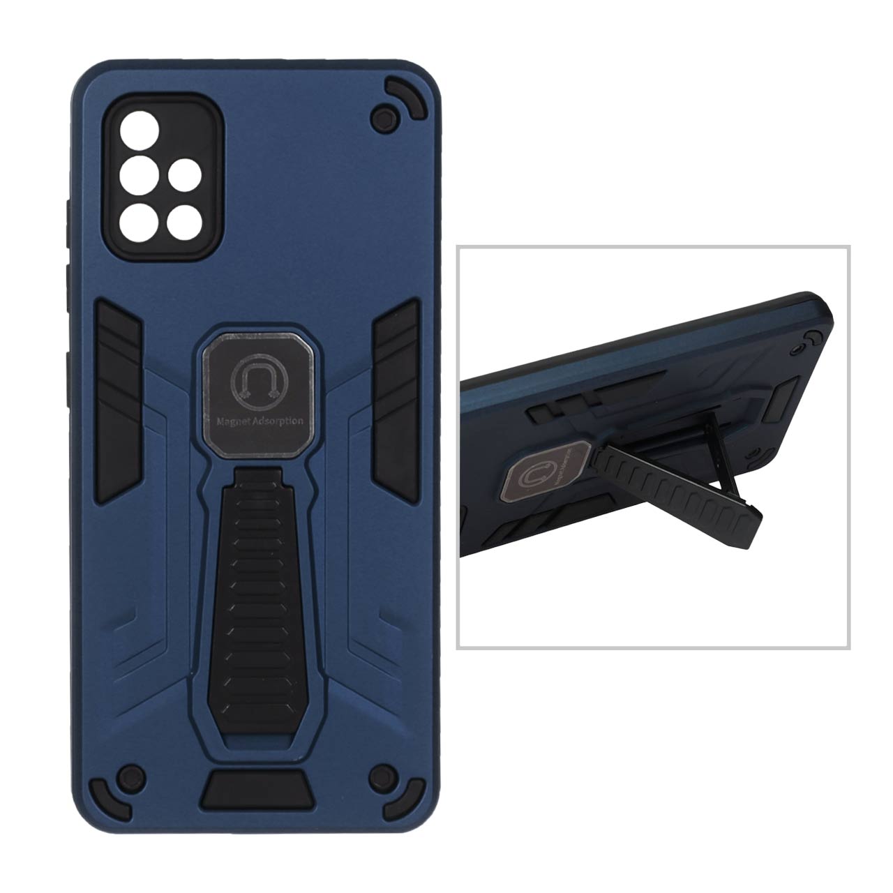 1340962 قاب بتمن استندشو Samsung Galaxy A51 / M40s - سرمه ای - تصویر 1