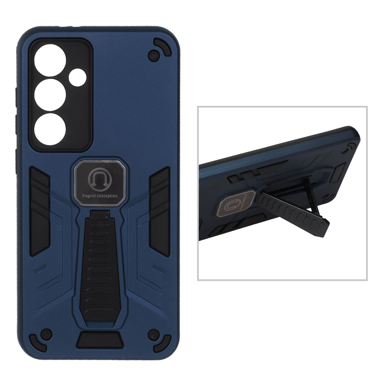 1340986 قاب بتمن استندشو Samsung Galaxy S24 FE - سرمه ای - تصویر 1