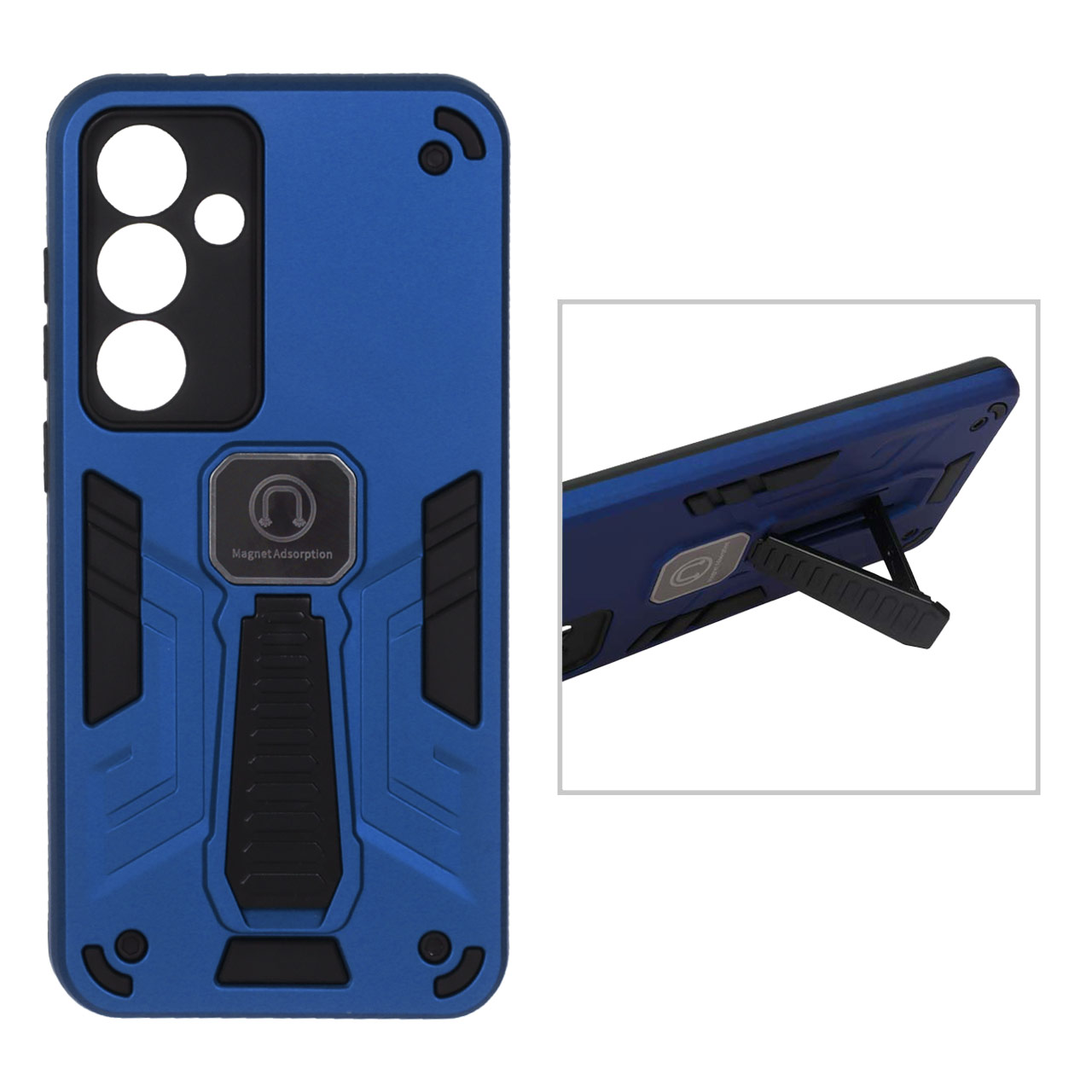 1340990 قاب بتمن استندشو Samsung Galaxy S24 FE - آبی - تصویر 1