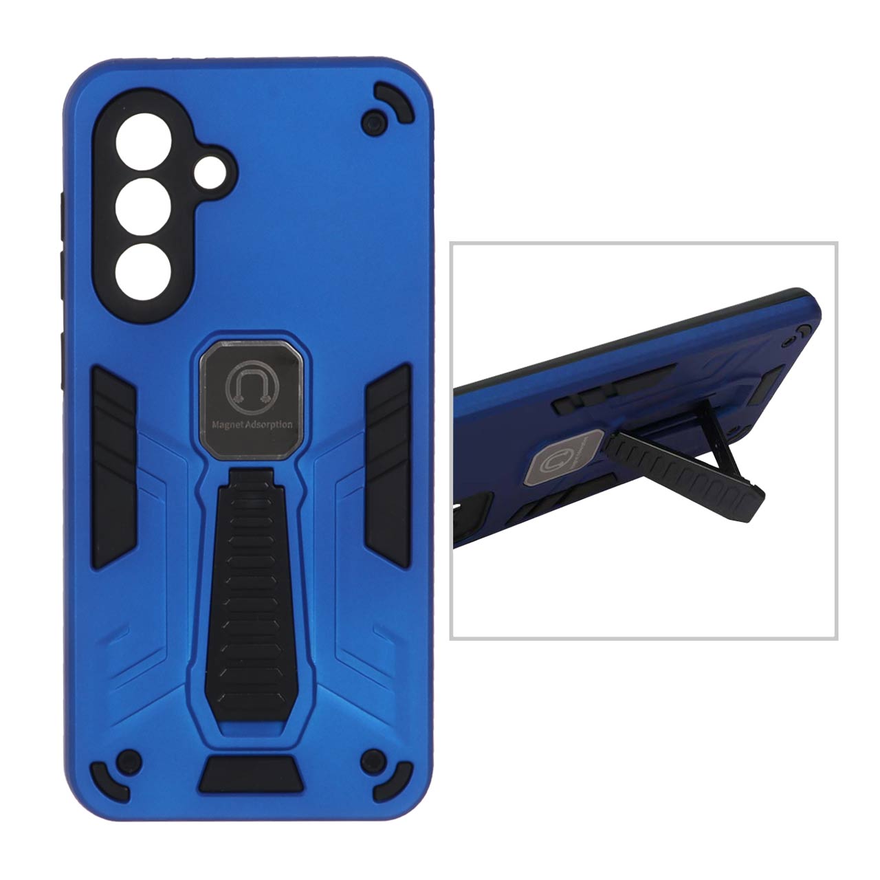 1340998 قاب بتمن استندشو Samsung Galaxy A56 / A36 - آبی - تصویر 1