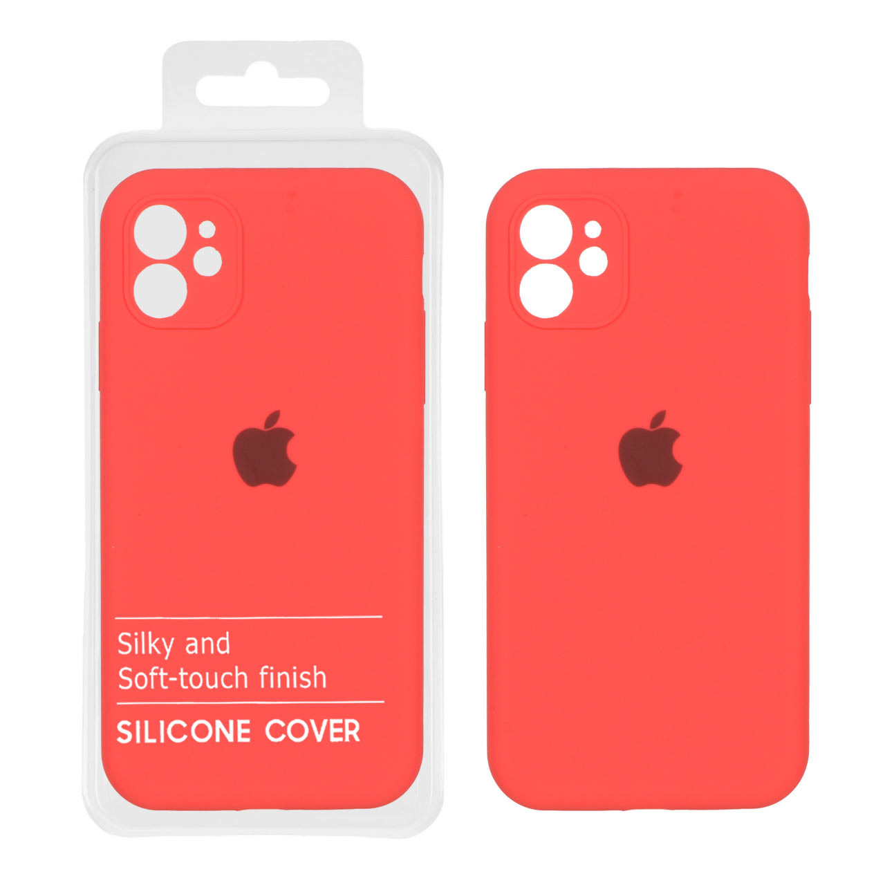 1348118 قاب سیلیکونی پاک کنی اورجینال Master Quality مدل Apple iPhone 11 - مرجانی (پک دار) - تصویر 1