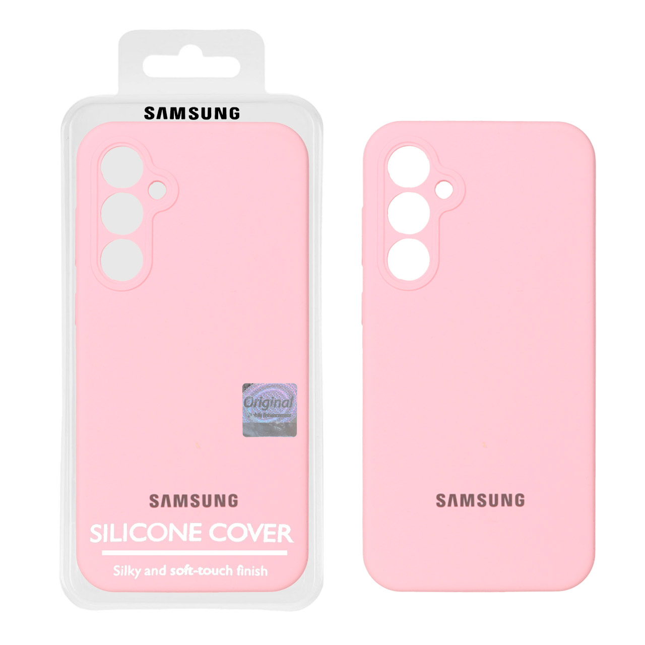 1348368 قاب سیلیکونی پاک کنی اورجینال Master Quality مدل Samsung Galaxy S23 FE - صورتی (پک دار) - تصویر 1