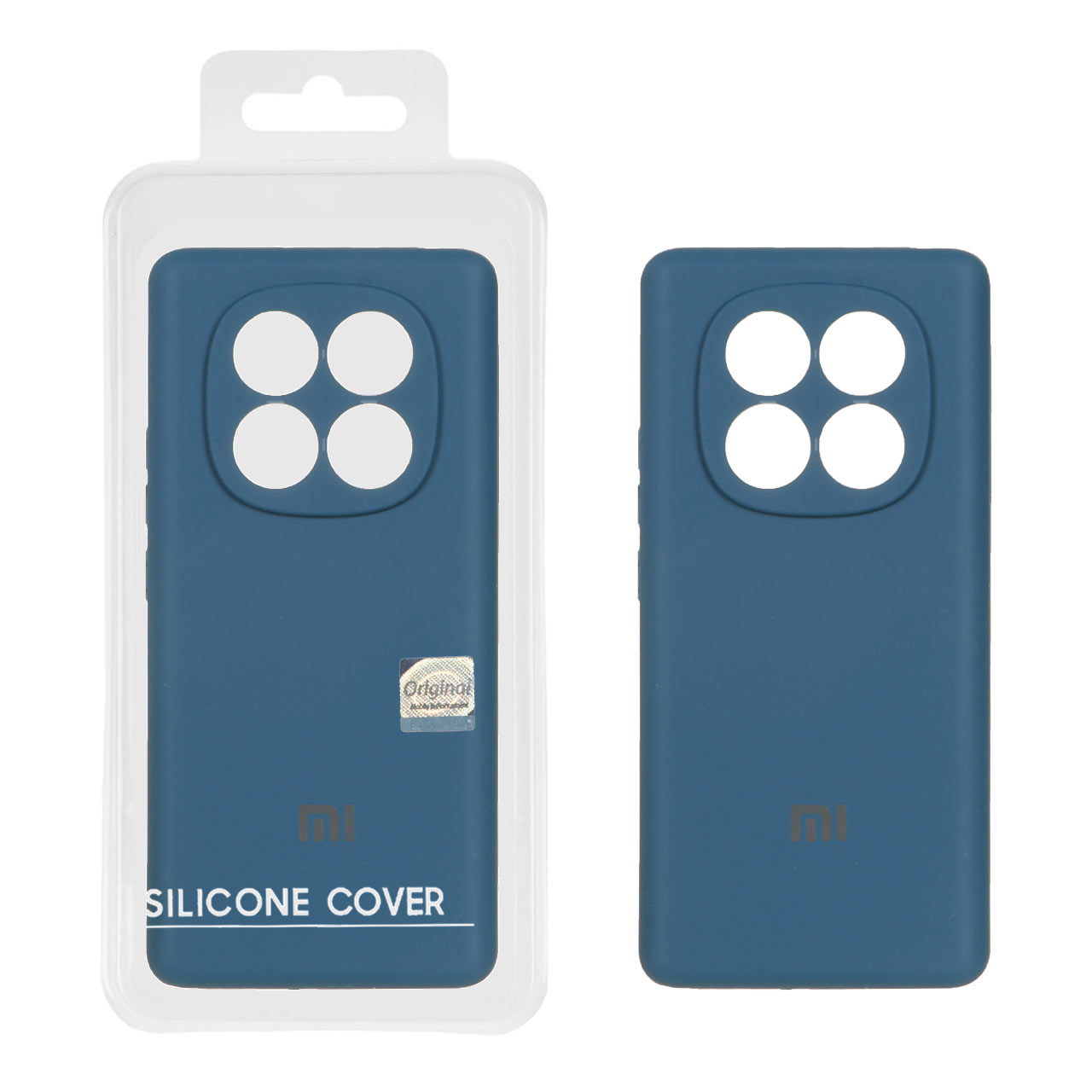 1368020 قاب سیلیکونی پاک کنی اورجینال Master Quality مدل Xiaomi Redmi Note 14 Pro 4G - سبز کله غازی (پک دار) - تصویر 1