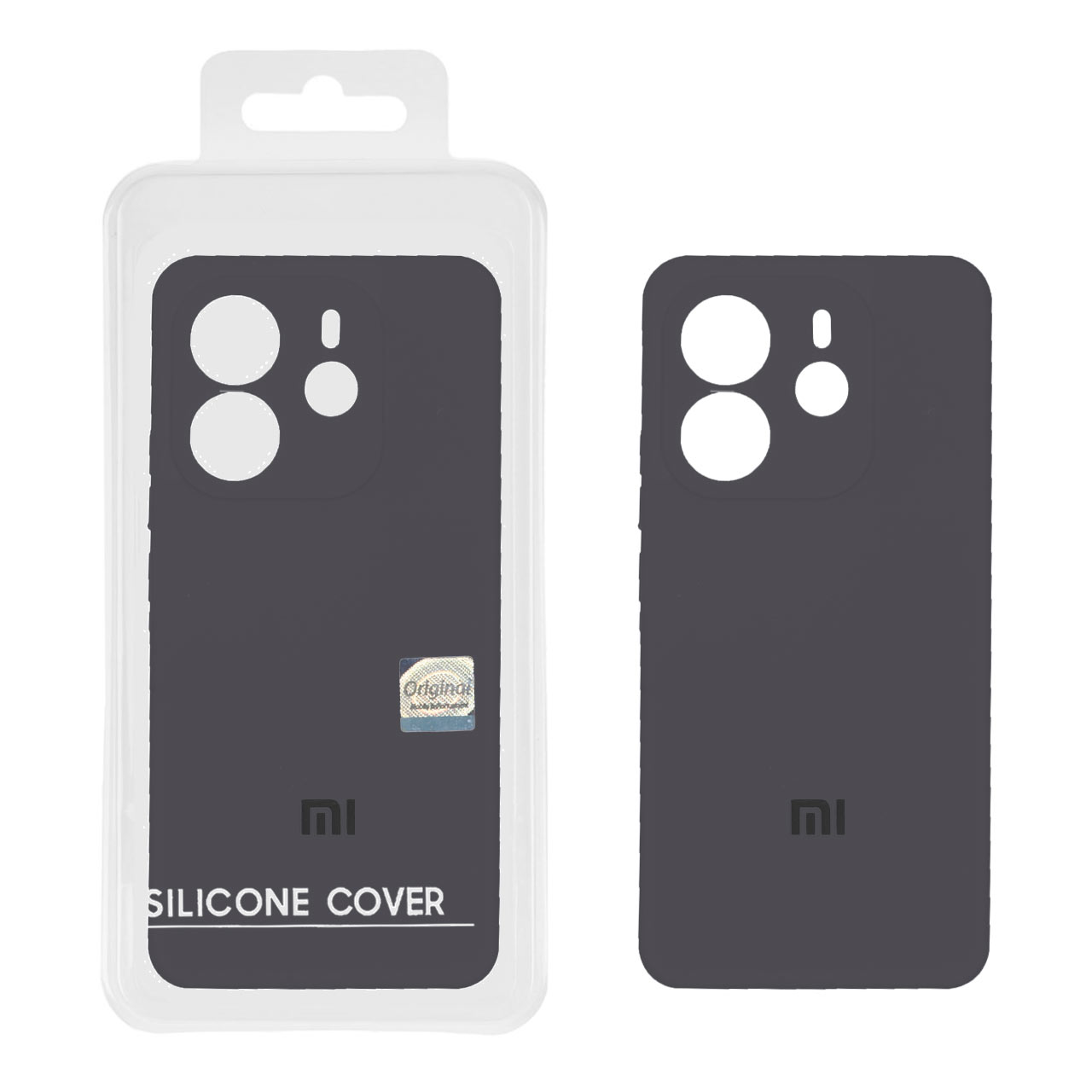 1368066 قاب سیلیکونی پاک کنی اورجینال Master Quality مدل Xiaomi Redmi Note 14 4G - خاکستری (پک دار) - تصویر 1