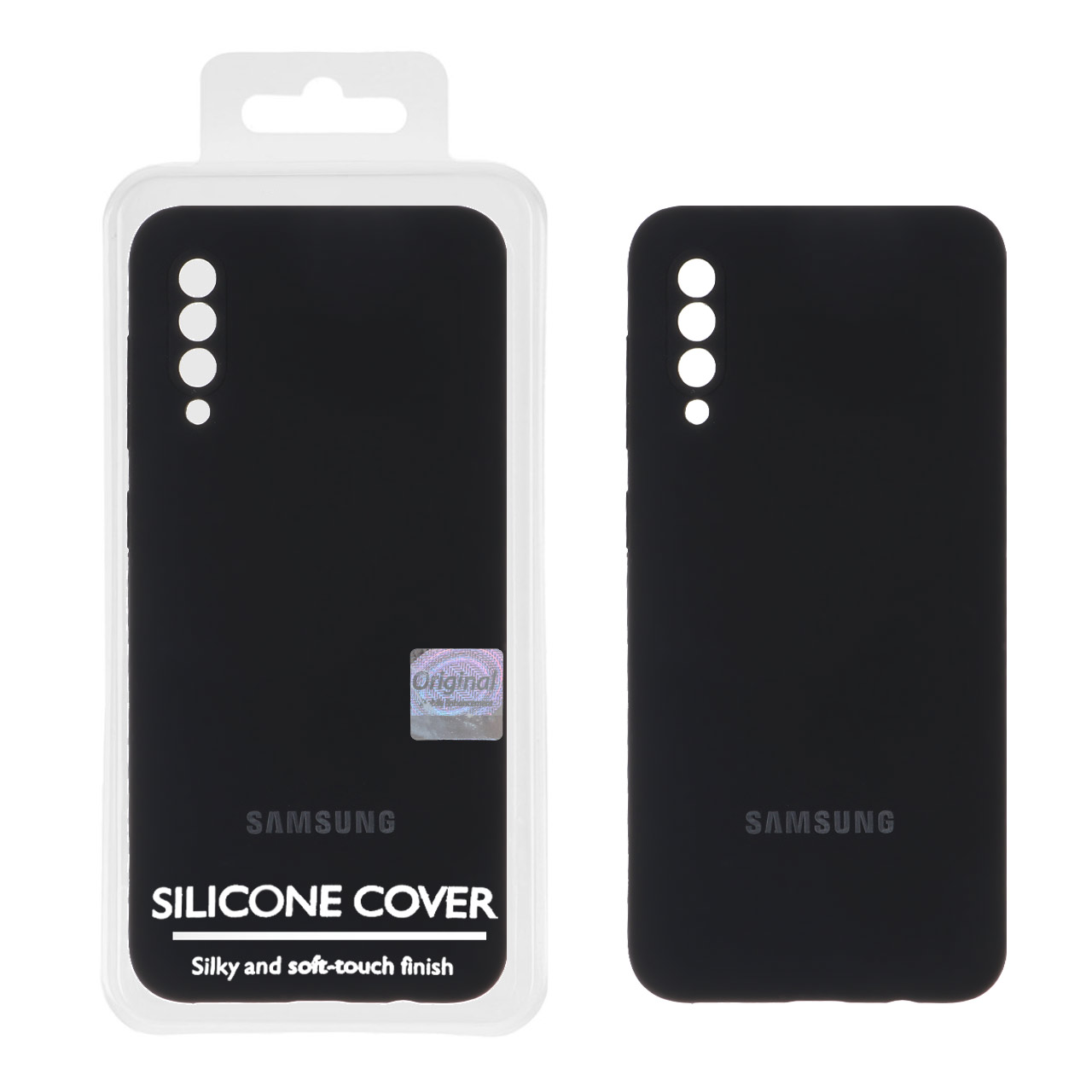 1369136 قاب سیلیکونی پاک کنی اورجینال Master Quality مدل Samsung Galaxy A50 / A50s / A30s - مشکی (پک دار) - تصویر 1