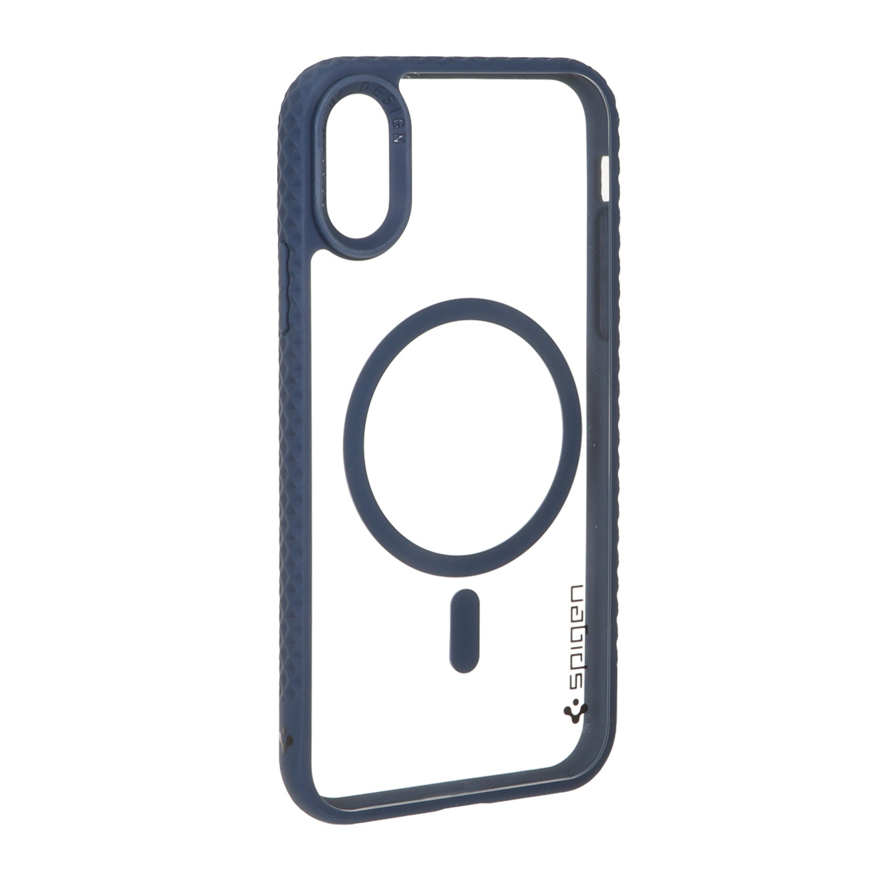 1369526 قاب Spigen شفاف Better By Design MagSafe مدل Apple iPhone X / iPhone XS - سرمه ای - تصویر 1