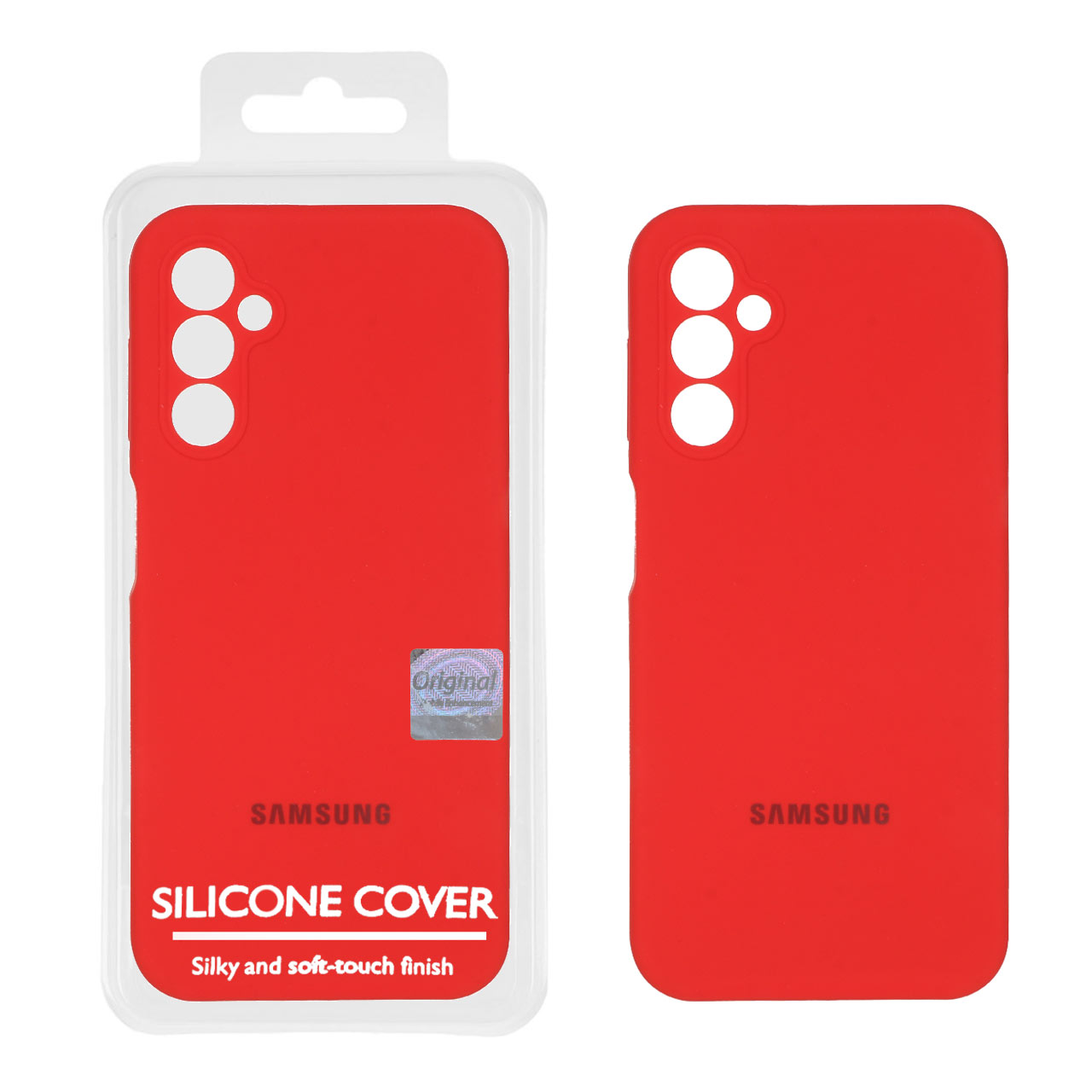 1372186 قاب سیلیکونی پاک کنی اورجینال Master Quality مدل Samsung Galaxy A14 - قرمز (پک دار) - تصویر 1