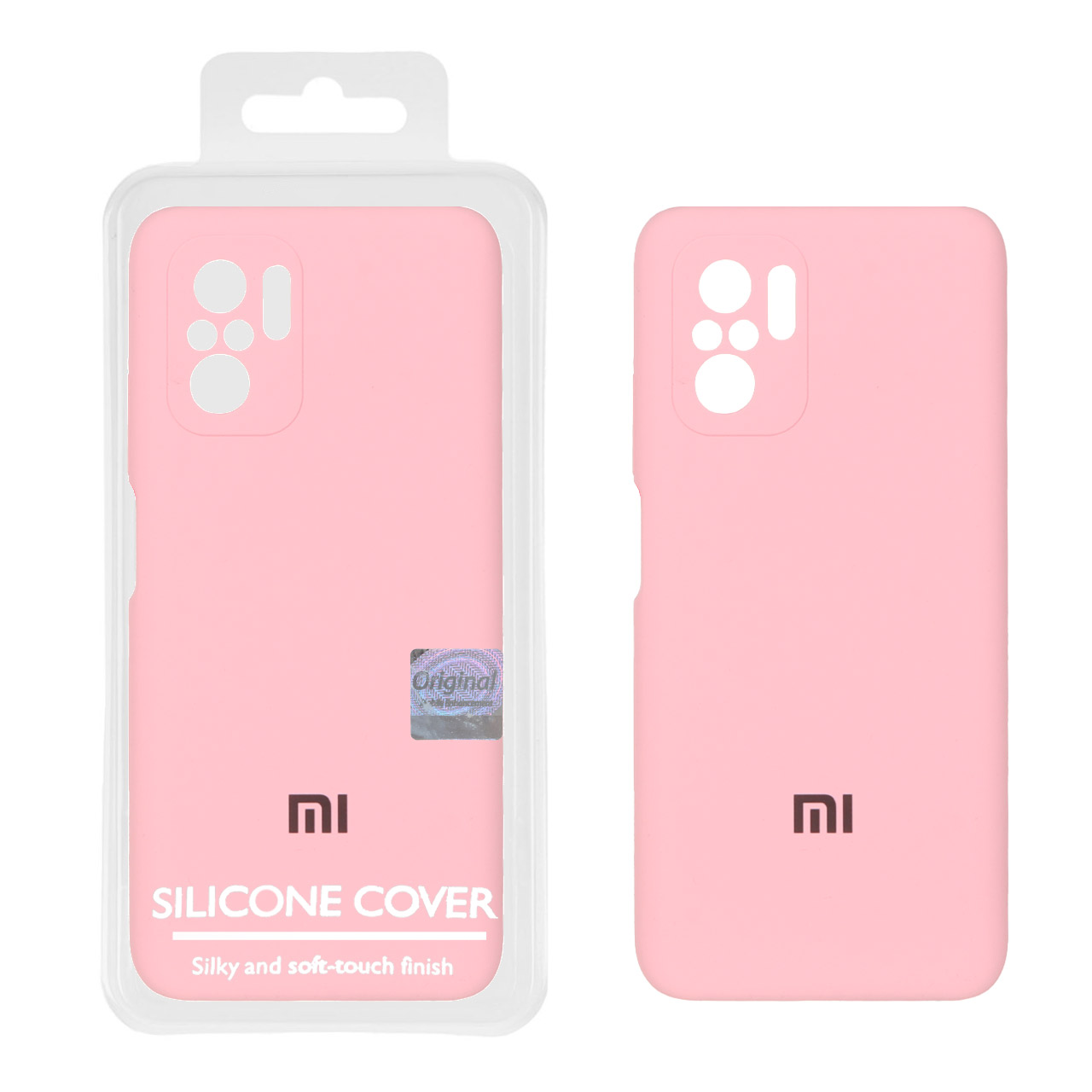 1372226 قاب سیلیکونی پاک کنی اورجینال Master Quality مدل Xiaomi Redmi Note 10 4G / Redmi Note 10S / Poco M5S - صورتی (پک دار) - تصویر 1