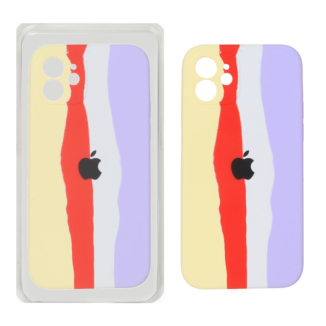 1372340 قاب سیلیکونی آبرنگی اورجینال محافظ لنزدار Apple iPhone 12 - کد 1832 - تصویر 1