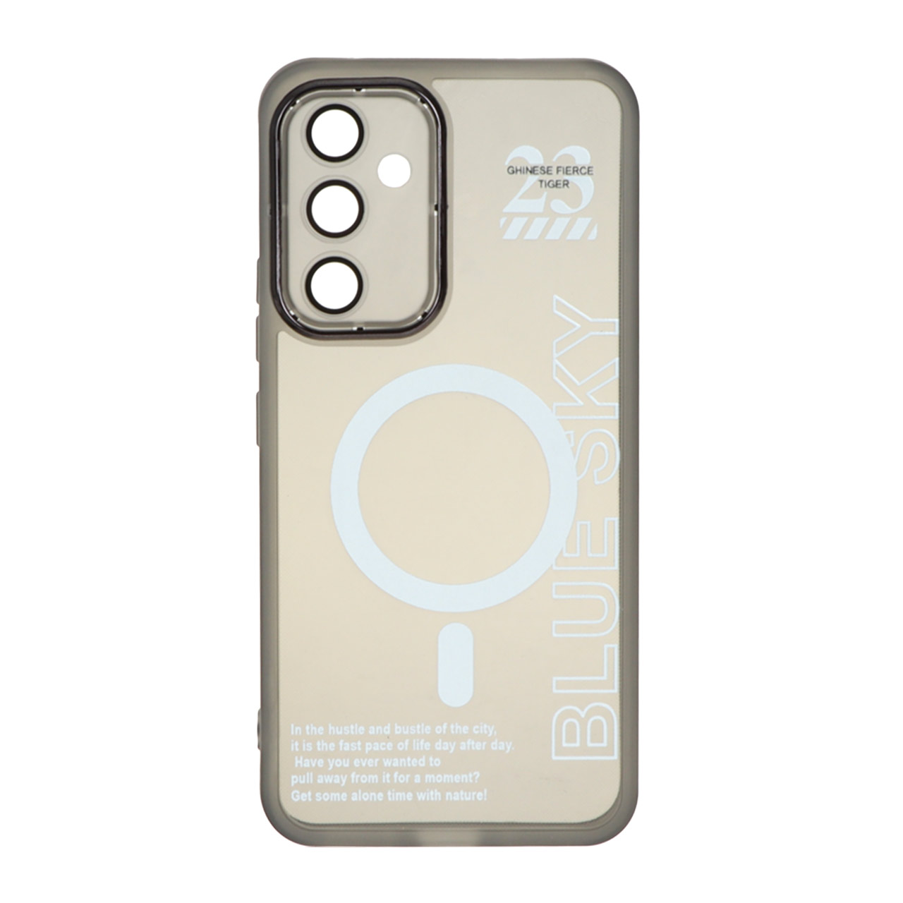 1375584 قاب Diamond Space طرح مگ سیف لنز گلس دار Samsung Galaxy A54 - مشکی - MPS - تصویر 1