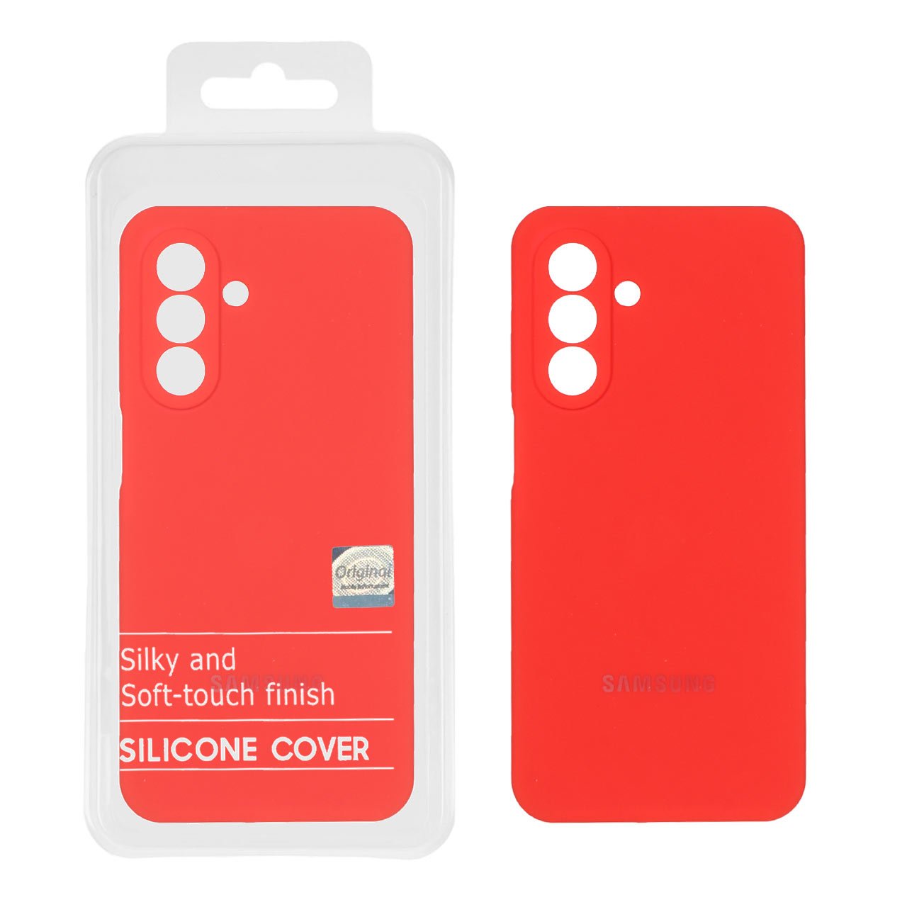 1380172 قاب سیلیکونی پاک کنی اورجینال Master Quality مدل Samsung Galaxy A26 - قرمز (پک دار) - تصویر 1