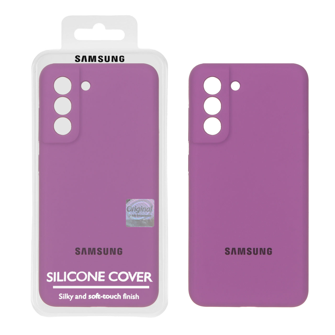 1380224 قاب سیلیکونی پاک کنی اورجینال Master Quality مدل Samsung Galaxy S21 FE - ارغوانی (پک دار) - تصویر 1