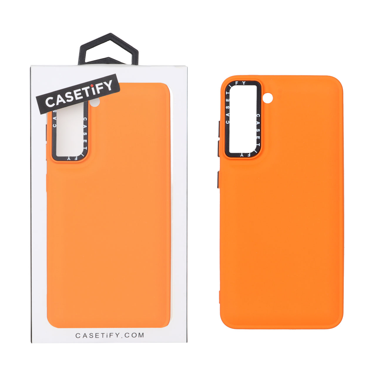 1381156 قاب casetify پافر ساده Samsung Galaxy S21 FE - نارنجی (پک دار) - تصویر 1