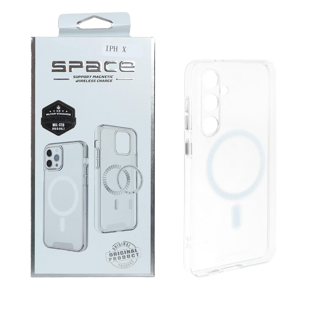 1391480 قاب اورجینال Space شفاف Magsafe مدل Samsung Galaxy S24 FE (پک دار) - MPS - تصویر 1